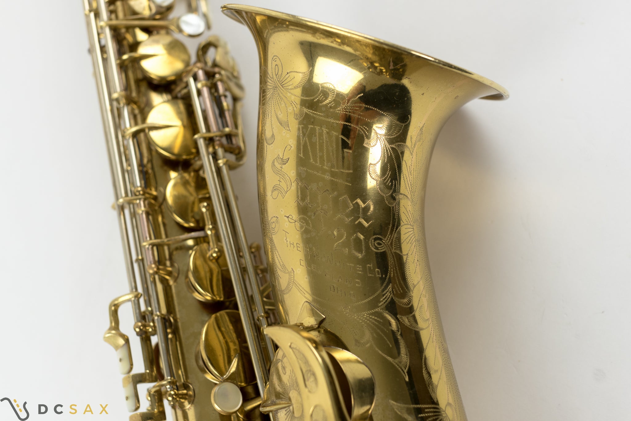 King Super 20 Tenor Saxophone, Full Pearls, Original Lacquer, Fresh Overhaul, Video