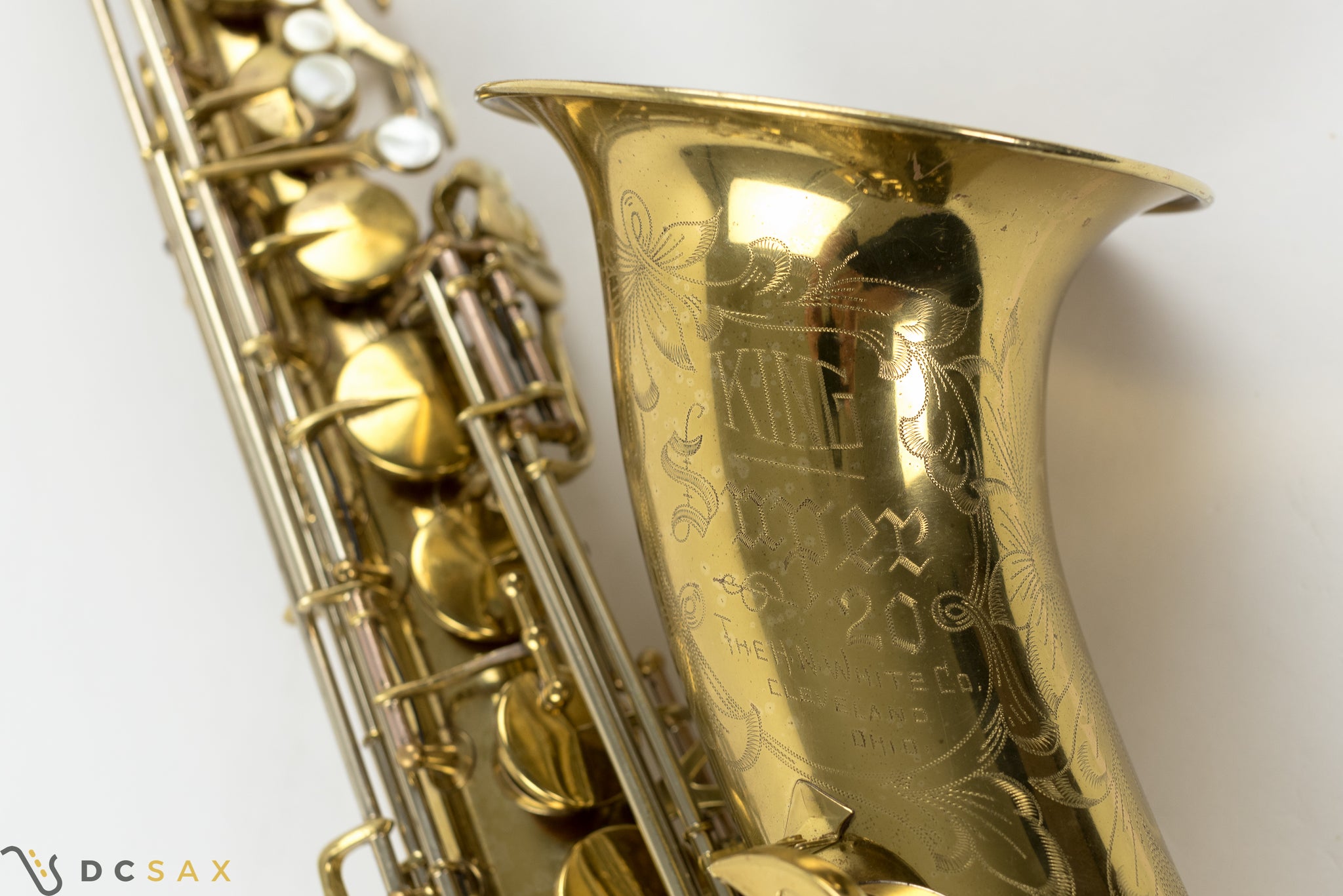 King Super 20 Tenor Saxophone, Full Pearls, Original Lacquer, Fresh Overhaul, Video