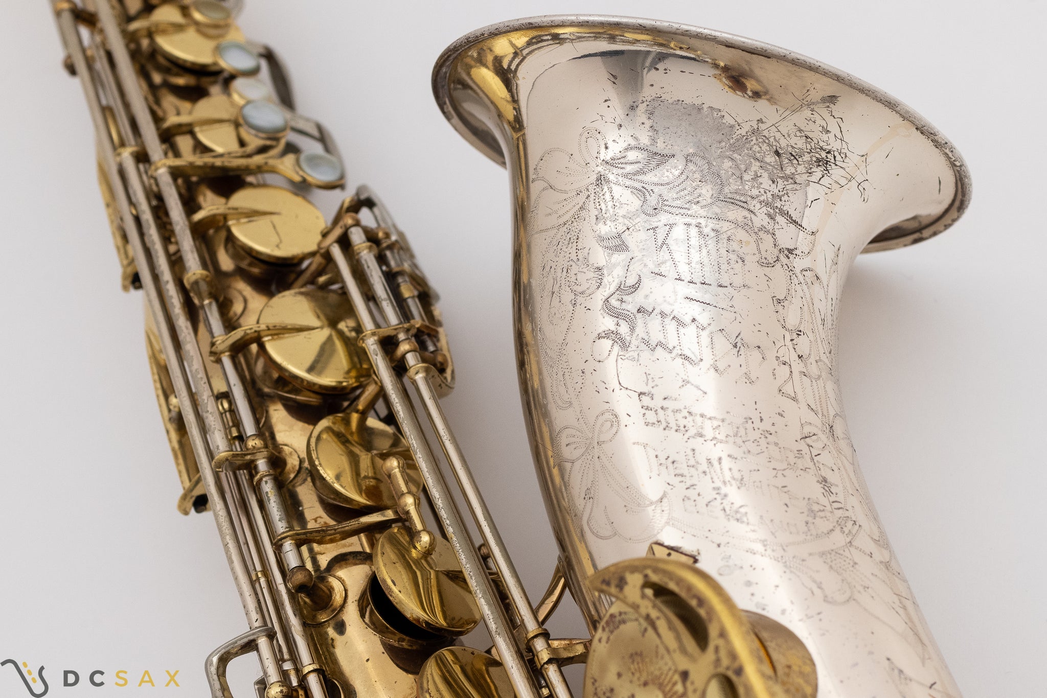 1963 King Super 20 Silver Sonic Tenor Saxophone, Fresh Overhaul, Cleveland Era