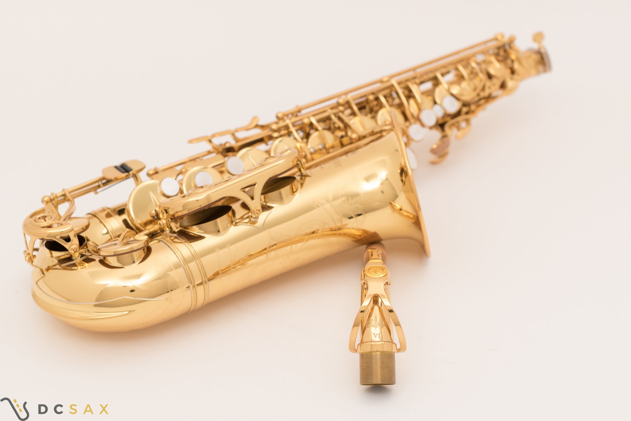 Yamaha Custom 875EXii Alto Saxophone, Near Mint, Pisoni Pads