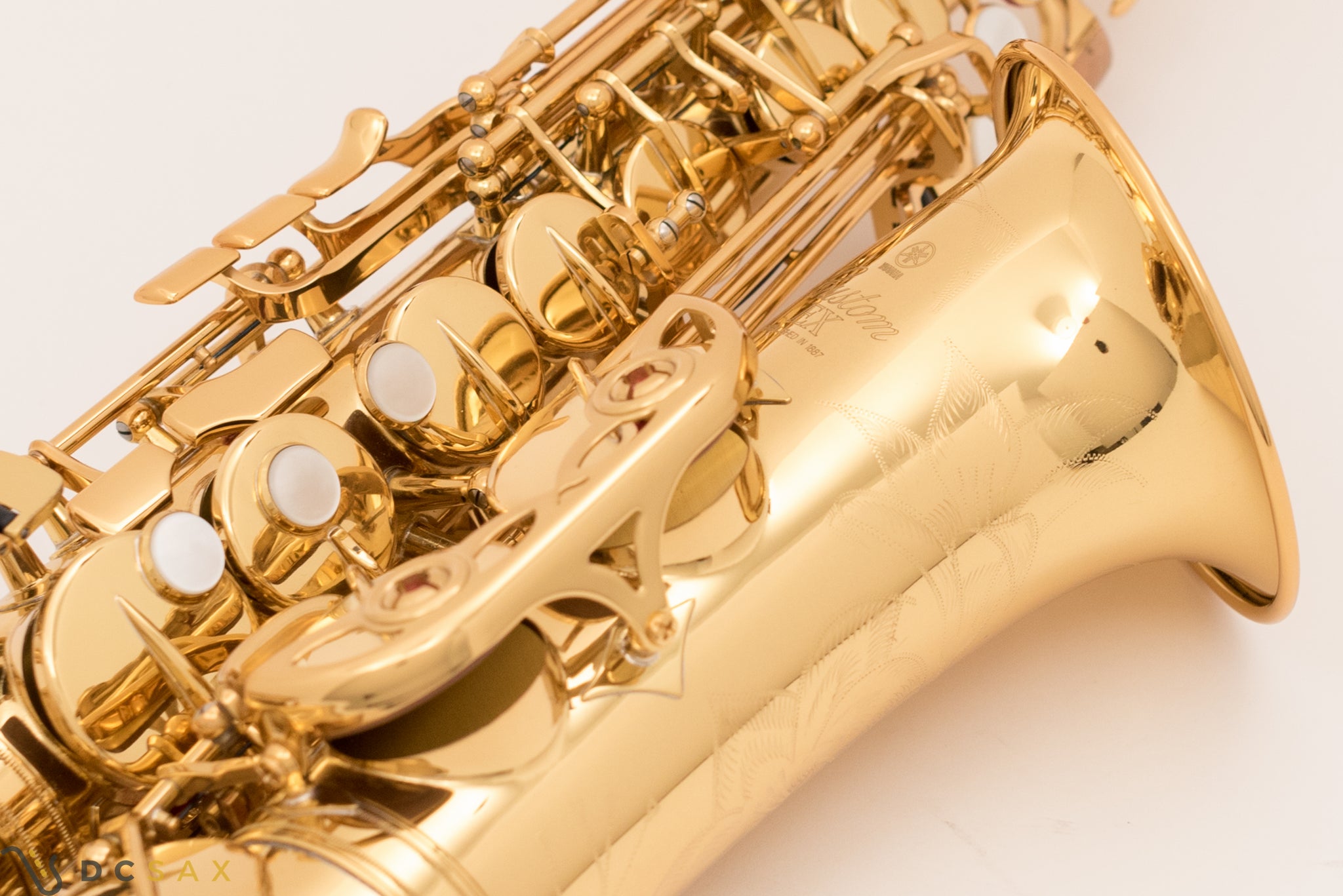 Yamaha Custom 875EXii Alto Saxophone, Near Mint, Pisoni Pads