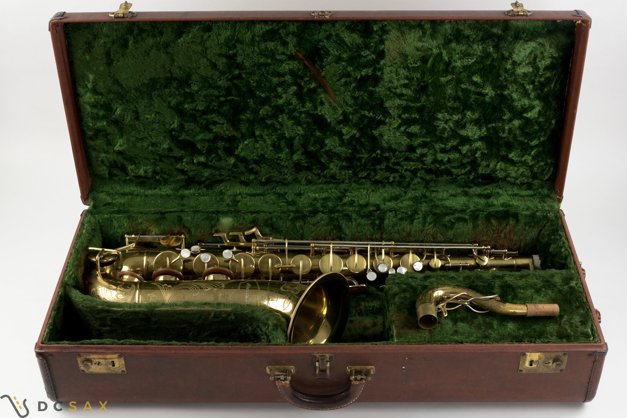 1948 Buescher 400 Top Hat and Cane Tenor Saxophone, 97% Original Lacquer