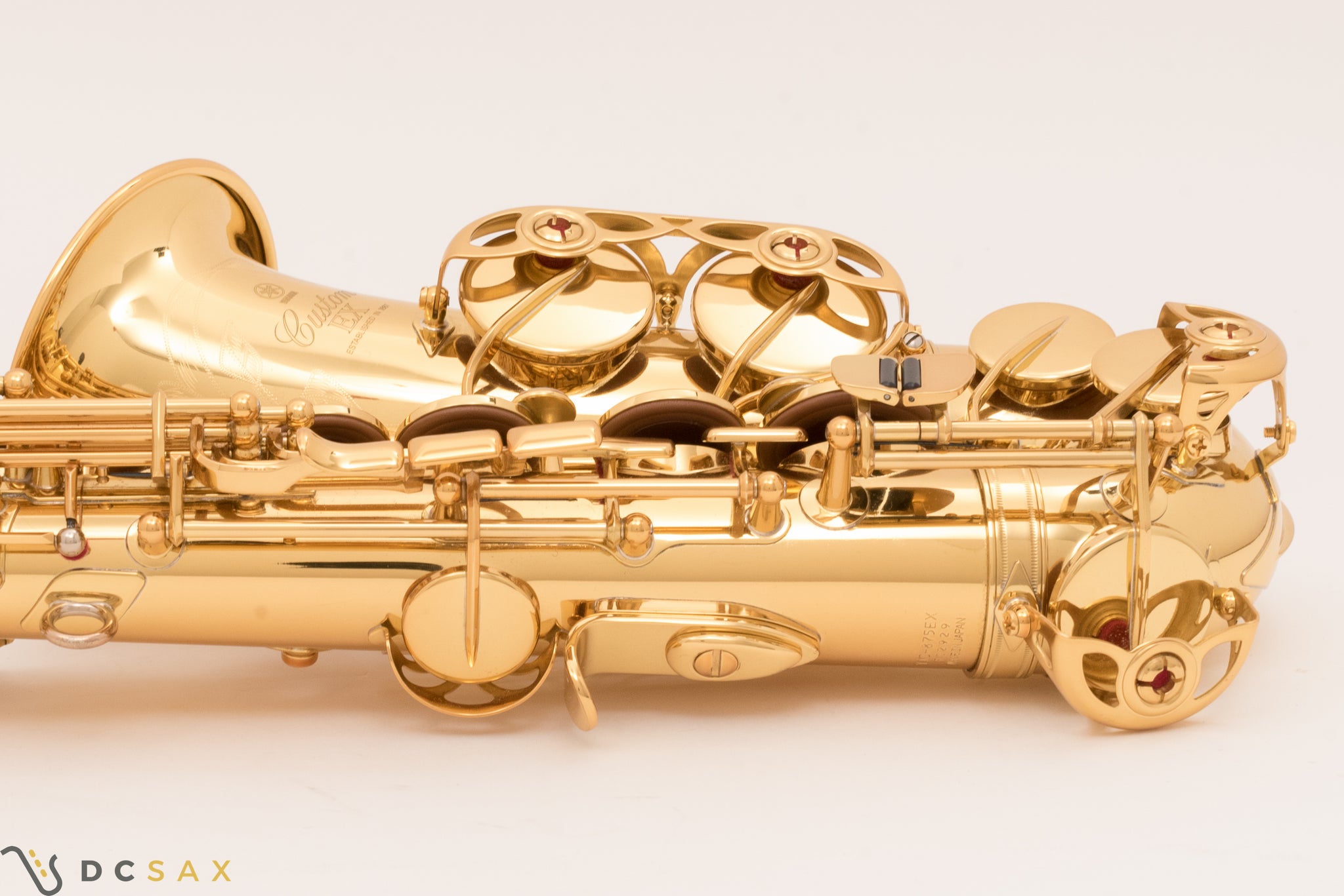 Yamaha Custom 875EXii Alto Saxophone, Near Mint, Pisoni Pads