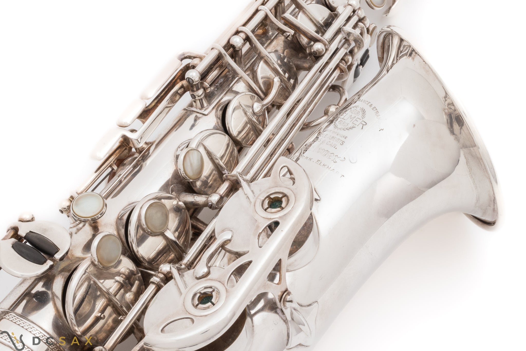 1940 29,xxx Selmer Balanced Action Alto Saxophone, Silver Plated, Video