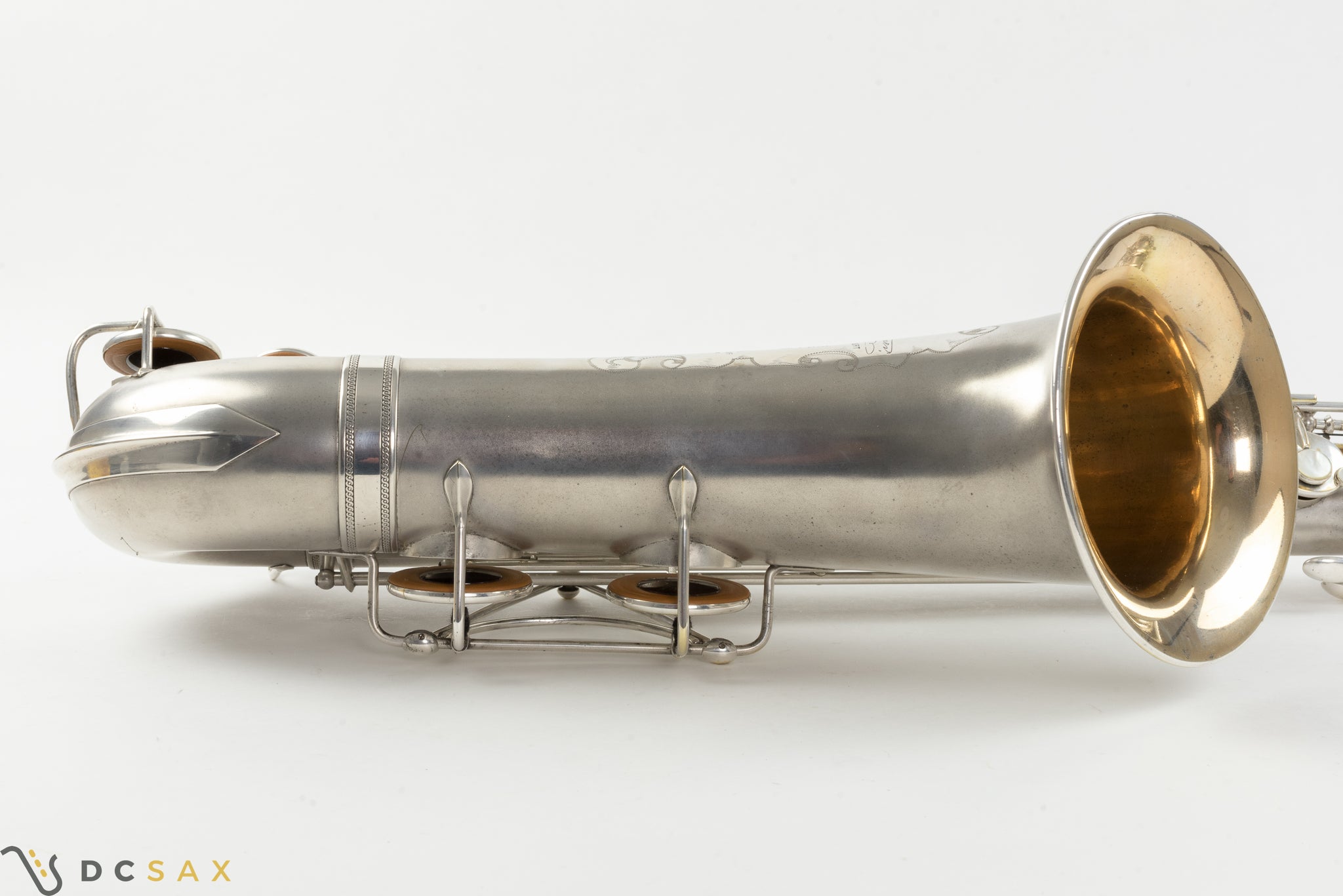 1932 Selmer Super Sax 'Cigar Cutter' Tenor Saxophone, Original Silver Plating, Fresh Overhaul