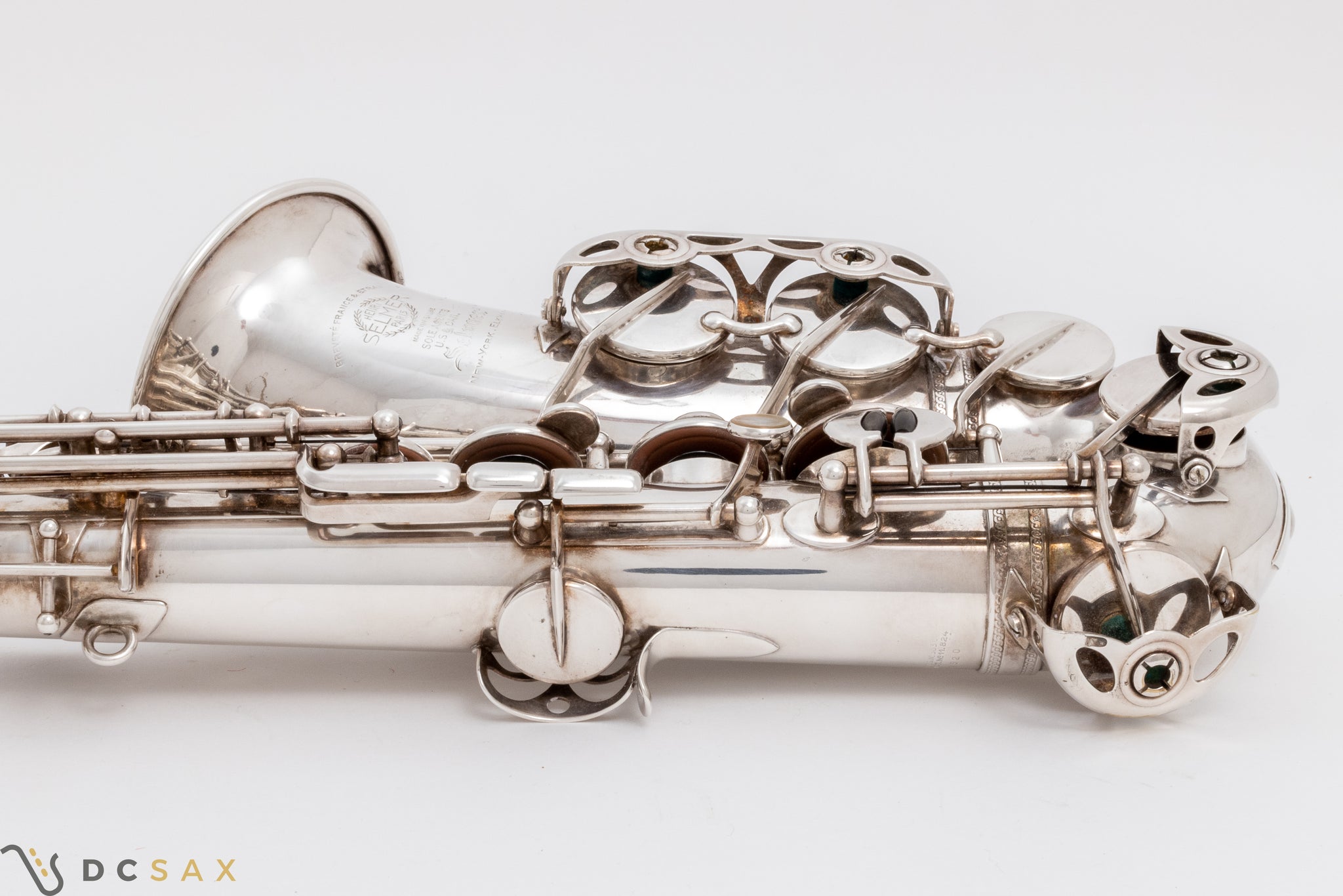 1940 29,xxx Selmer Balanced Action Alto Saxophone, Silver Plated, Video