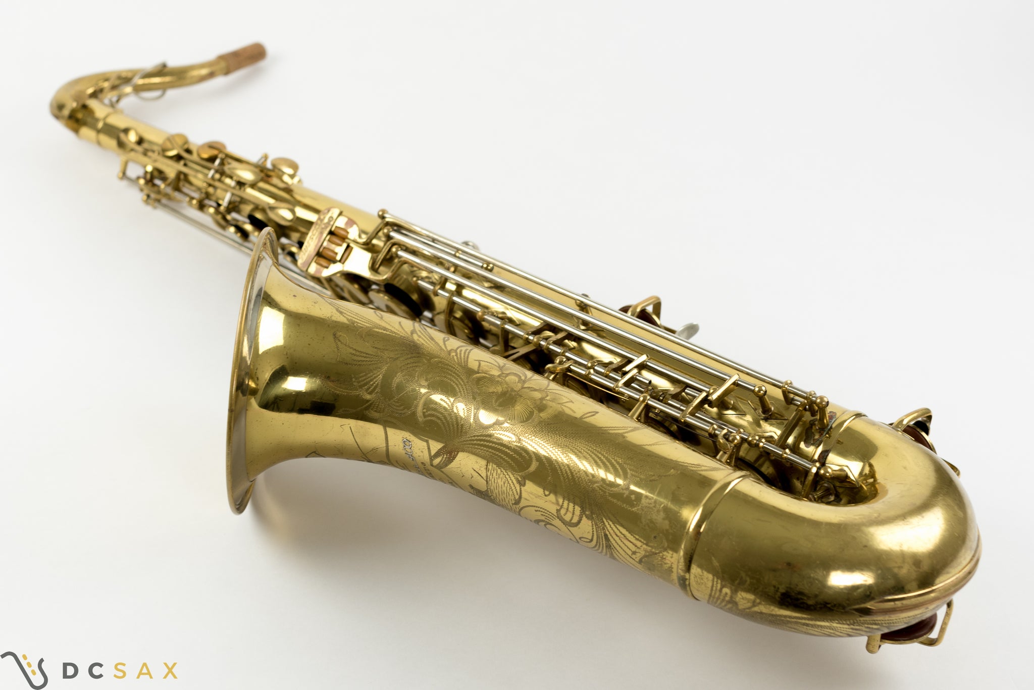 1948 Buescher 400 Top Hat and Cane Tenor Saxophone, 97% Original Lacquer