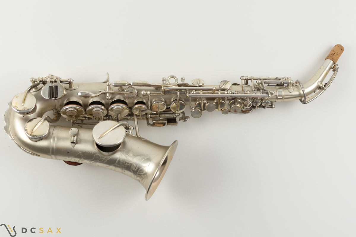 1921 Buescher True Tone Curved Soprano Saxophone, Just Overhauled, Video