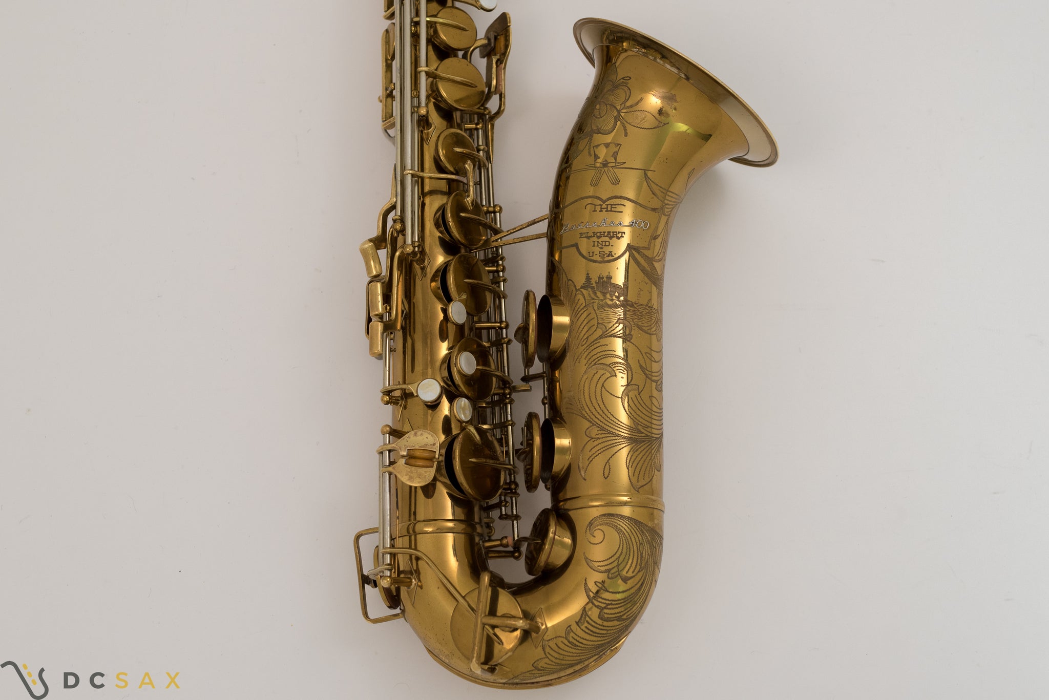 1945 Buescher 400 Top Hat and Cane Tenor Saxophone, Fresh Overhaul, Original Lacquer, Video