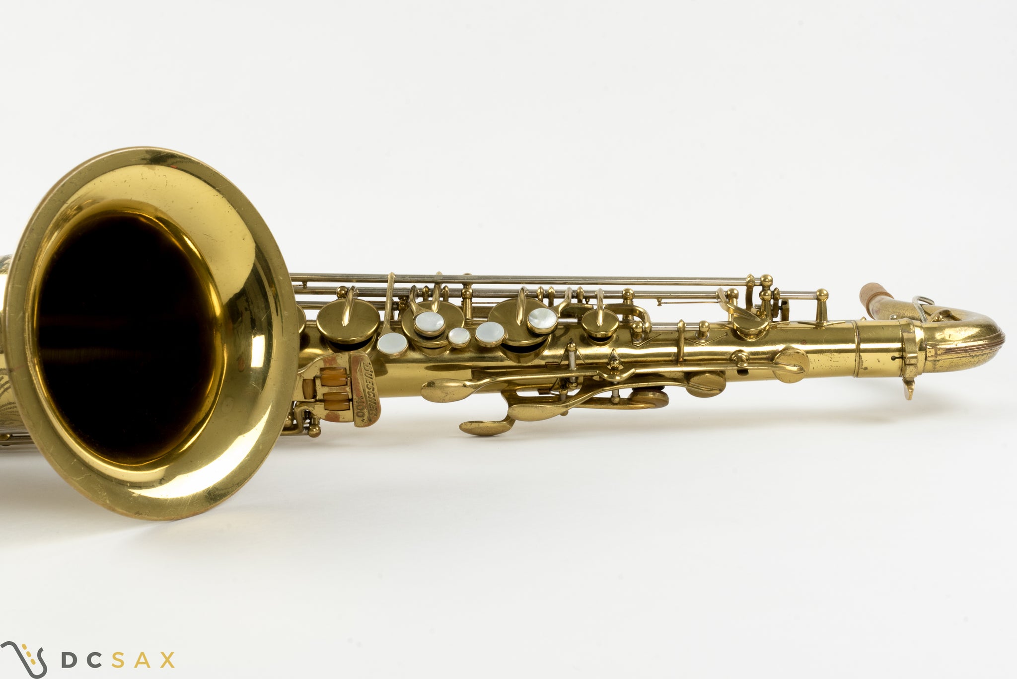 1948 Buescher 400 Top Hat and Cane Tenor Saxophone, 97% Original Lacquer