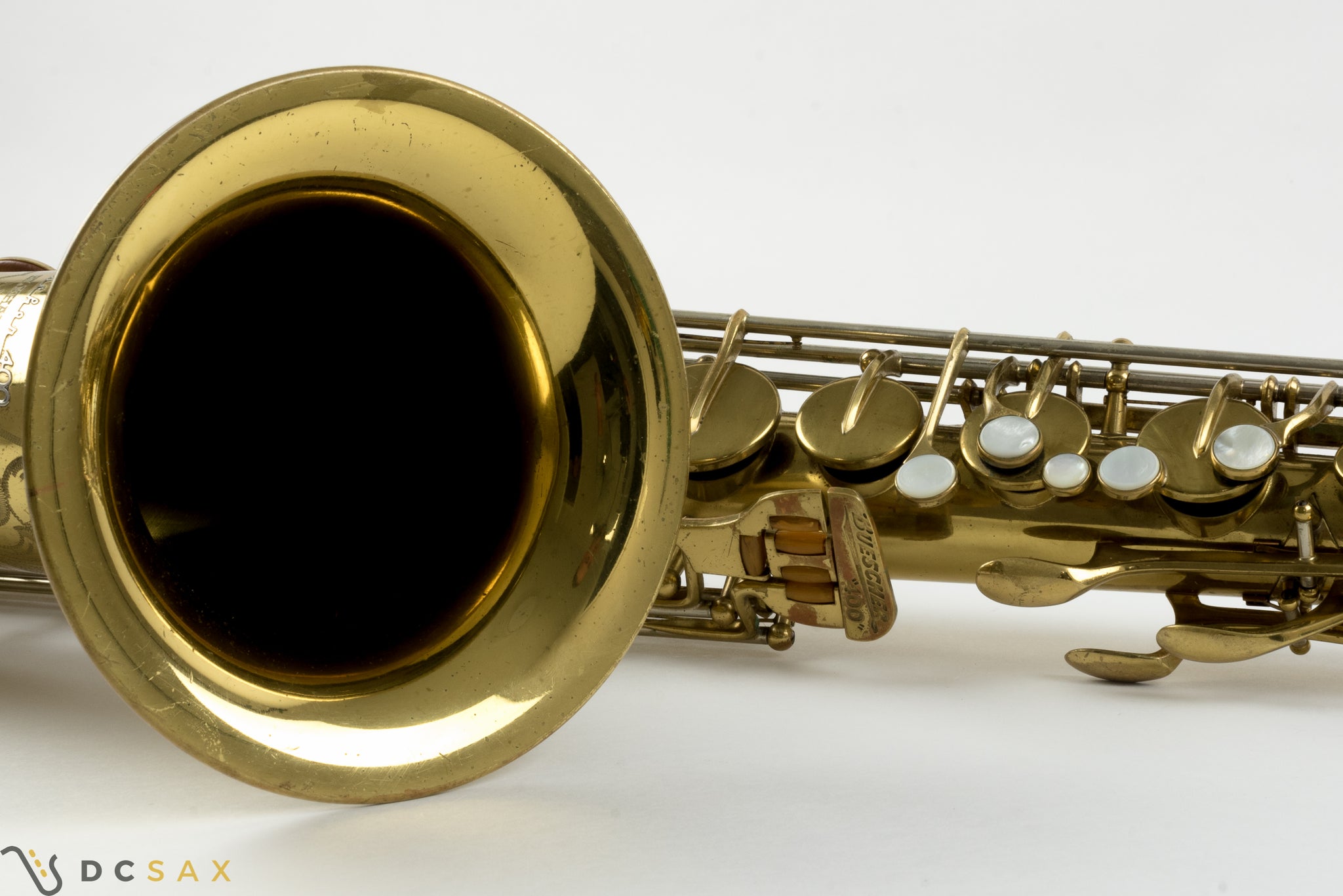 1948 Buescher 400 Top Hat and Cane Tenor Saxophone, 97% Original Lacquer