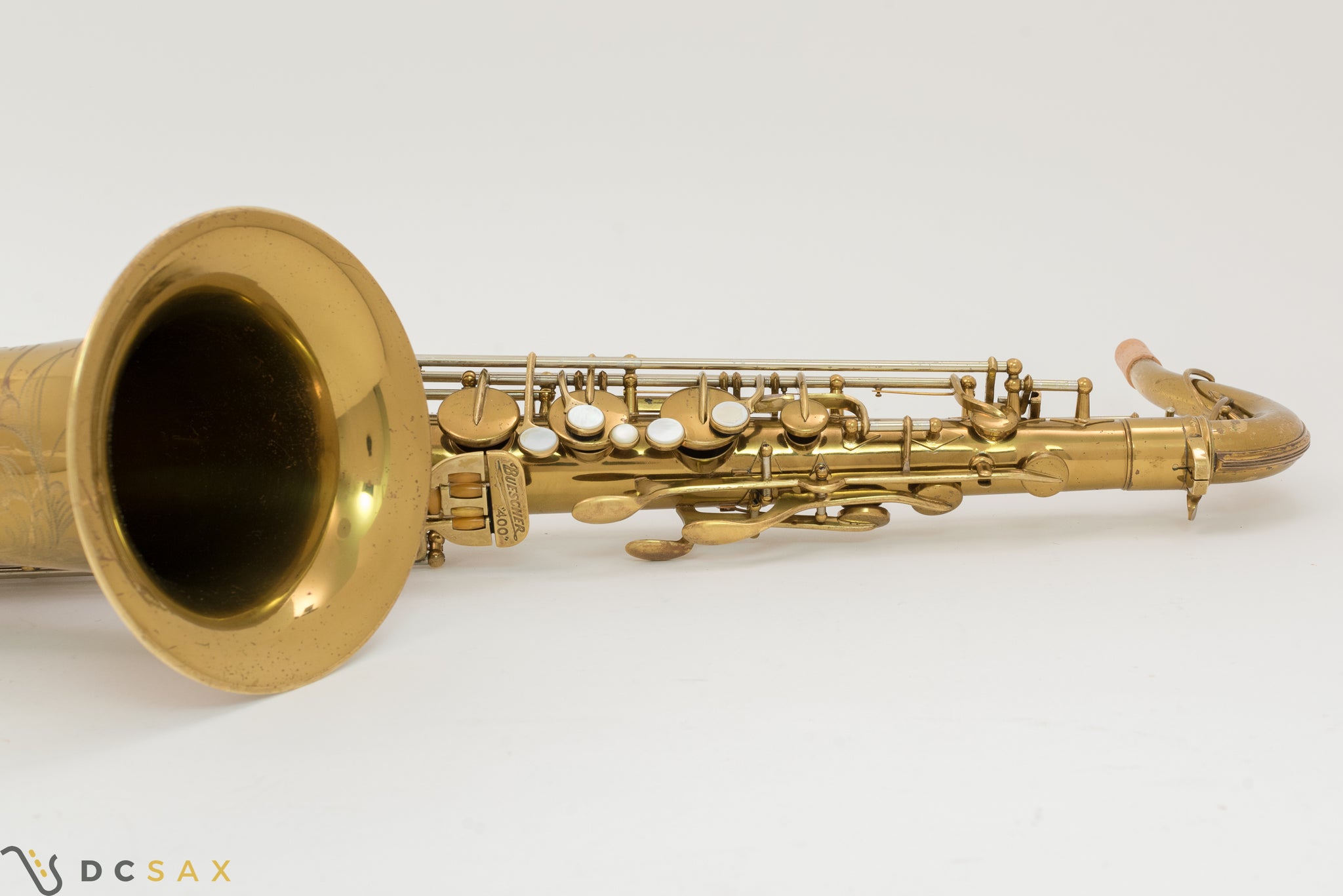 1945 Buescher 400 Top Hat and Cane Tenor Saxophone, Fresh Overhaul, Original Lacquer, Video