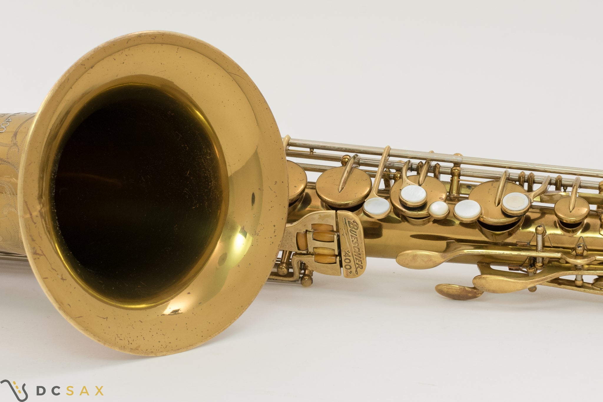1945 Buescher 400 Top Hat and Cane Tenor Saxophone, Fresh Overhaul, Original Lacquer, Video