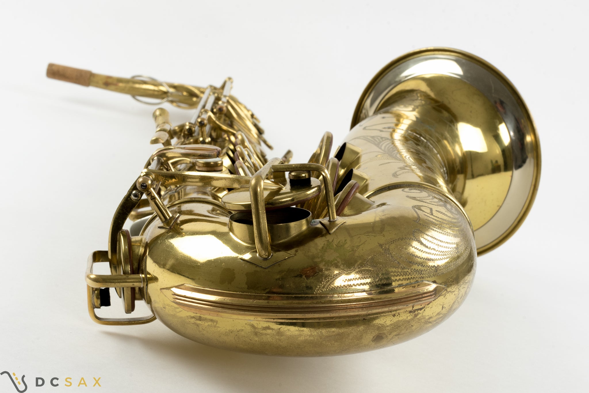 1948 Buescher 400 Top Hat and Cane Tenor Saxophone, 97% Original Lacquer