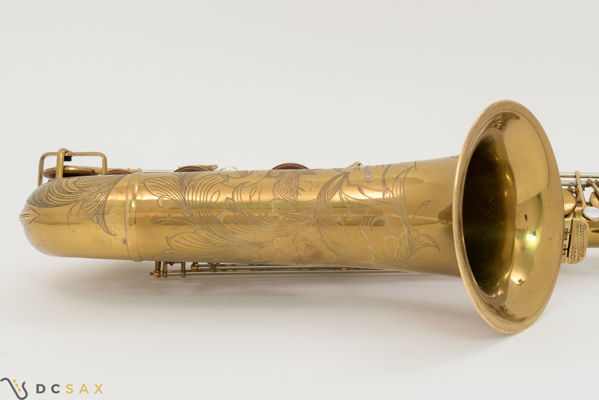 1945 Buescher 400 Top Hat and Cane Tenor Saxophone, Fresh Overhaul, Original Lacquer, Video