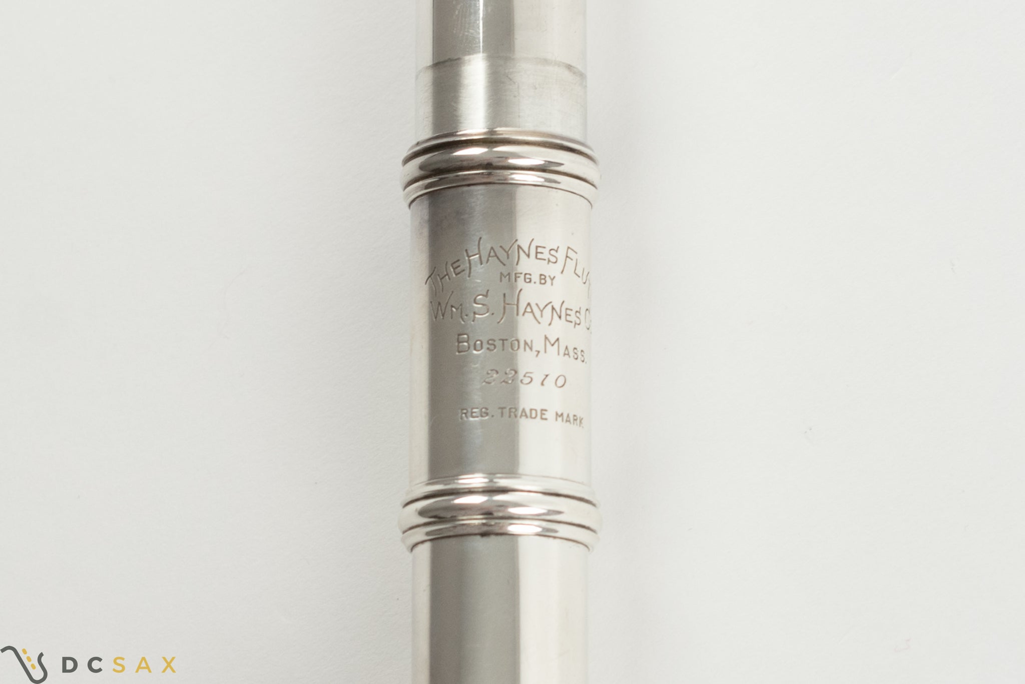 1952 Haynes Commercial Model Handmade Sterling Silver Flute, Closed Hole, Offset G, C-Foot