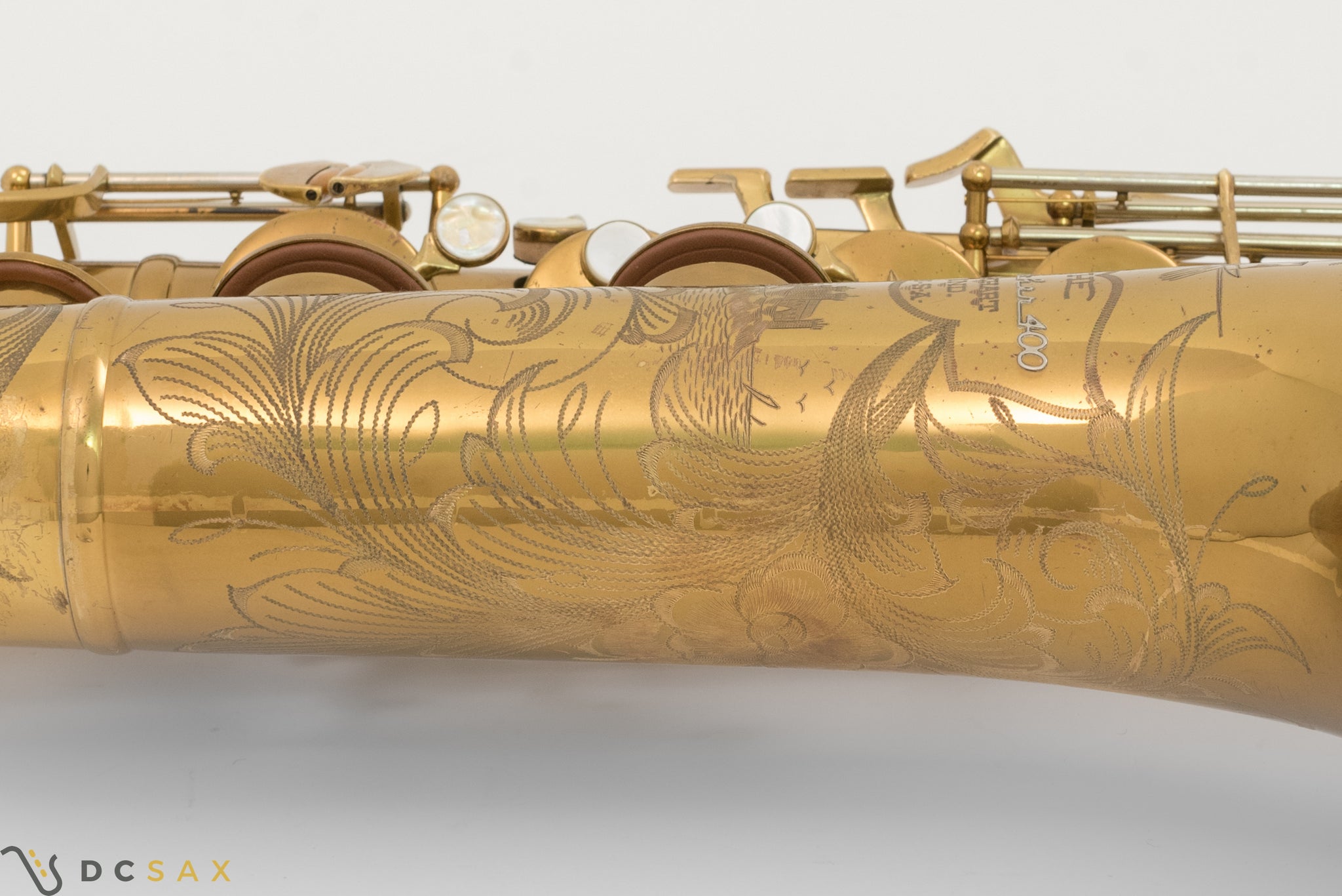 1945 Buescher 400 Top Hat and Cane Tenor Saxophone, Fresh Overhaul, Original Lacquer, Video