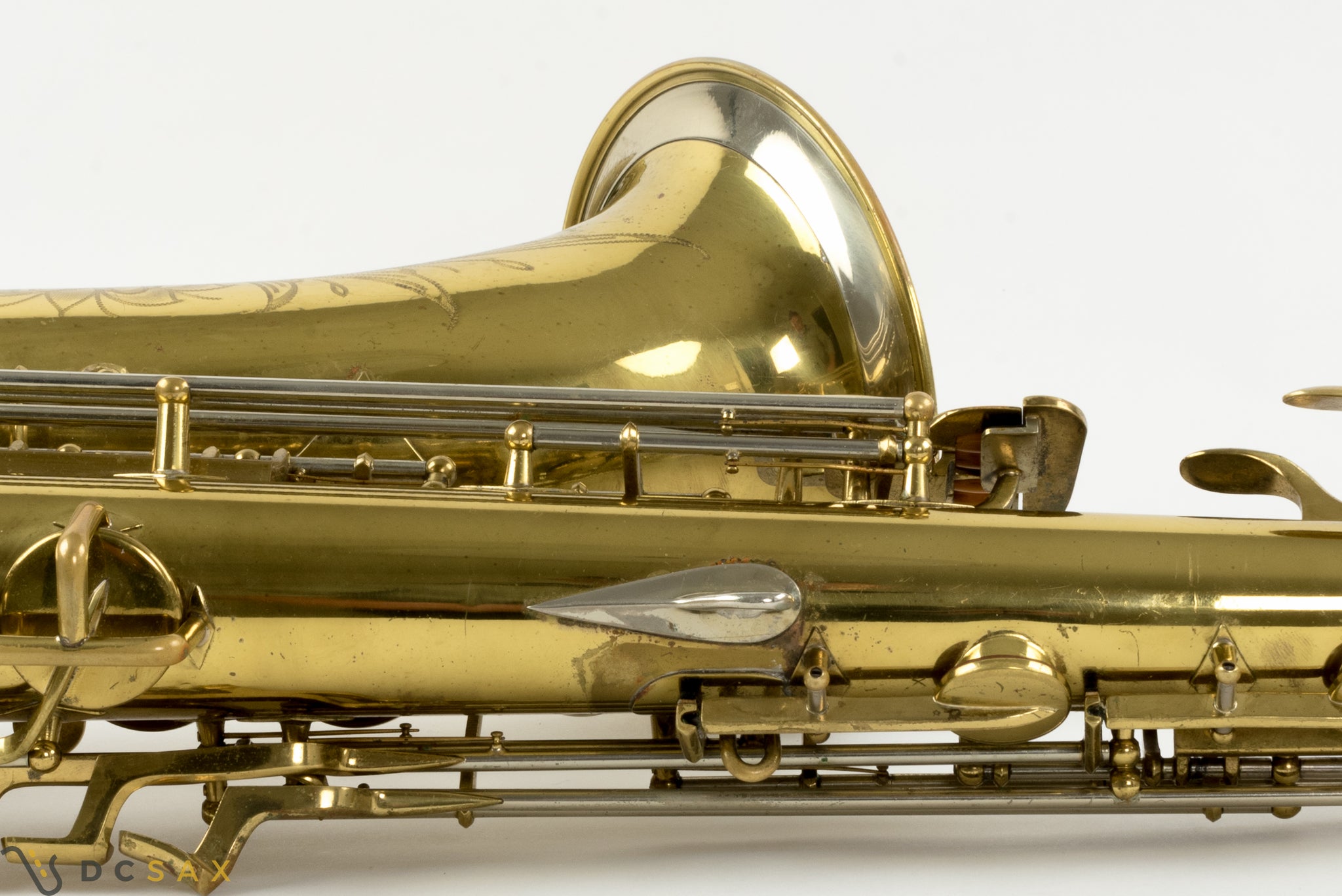 1948 Buescher 400 Top Hat and Cane Tenor Saxophone, 97% Original Lacquer