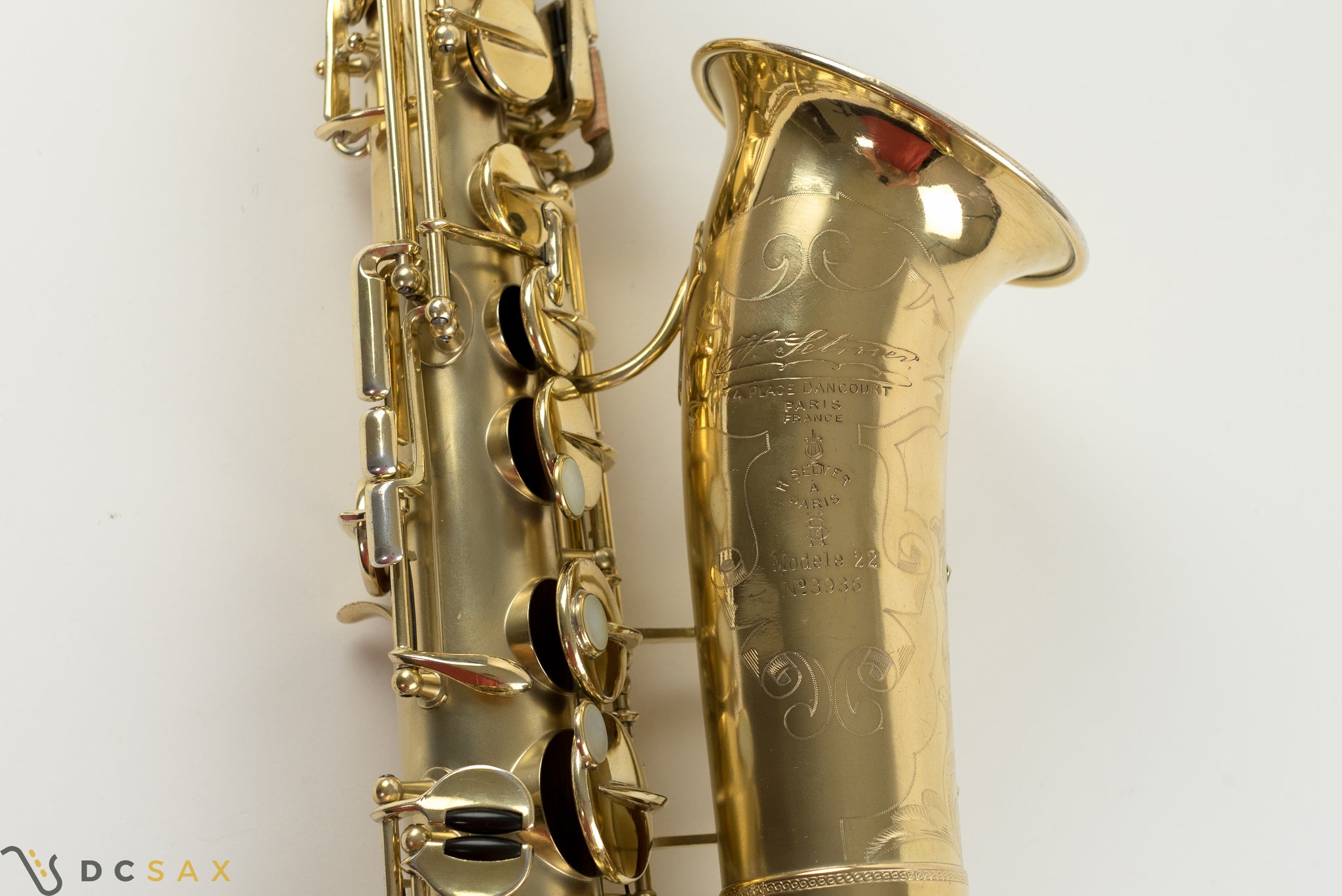 Selmer Modele 22 Alto Saxophone, Gold Plated, Fresh Overhaul, Video