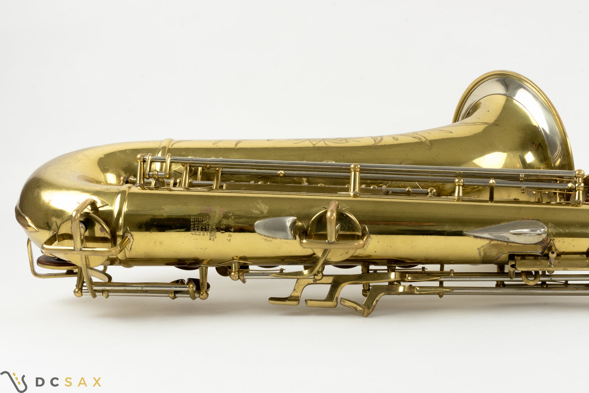 1948 Buescher 400 Top Hat and Cane Tenor Saxophone, 97% Original Lacquer