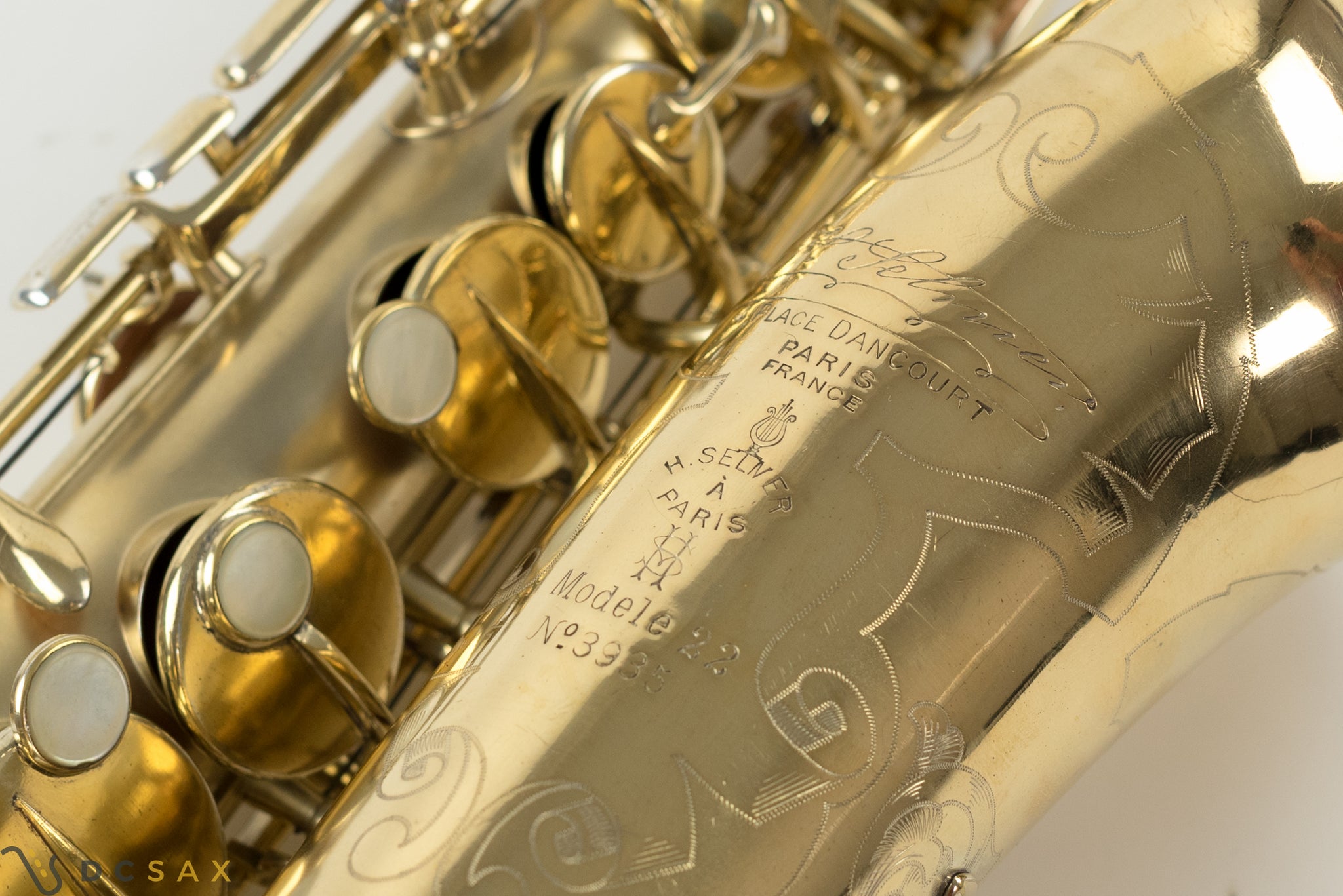 Selmer Modele 22 Alto Saxophone, Gold Plated, Fresh Overhaul, Video