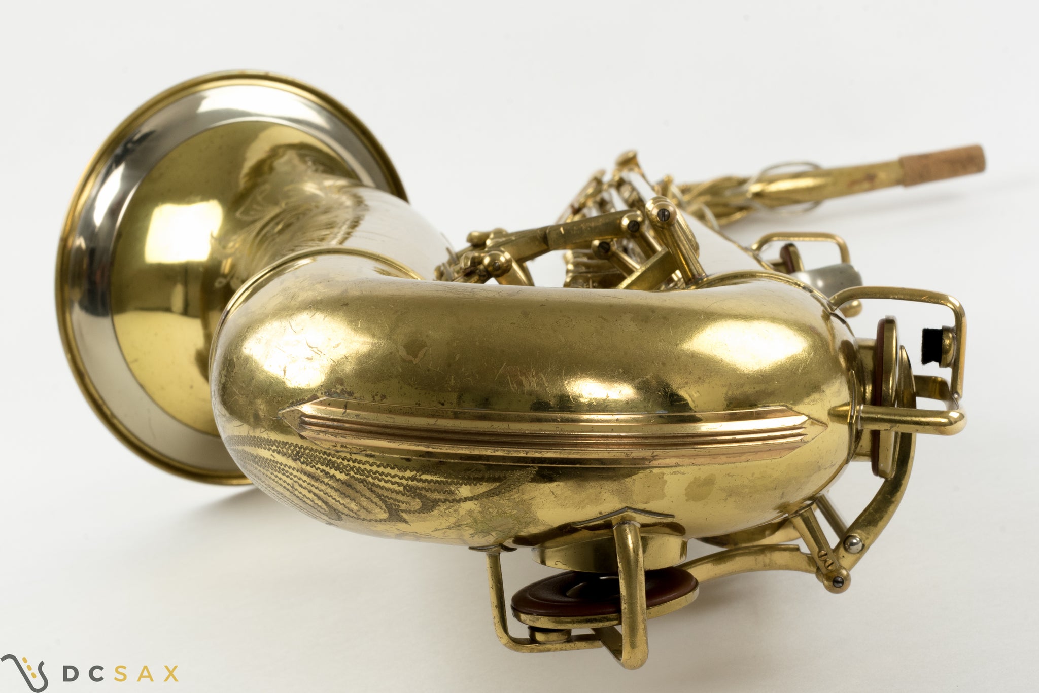 1948 Buescher 400 Top Hat and Cane Tenor Saxophone, 97% Original Lacquer