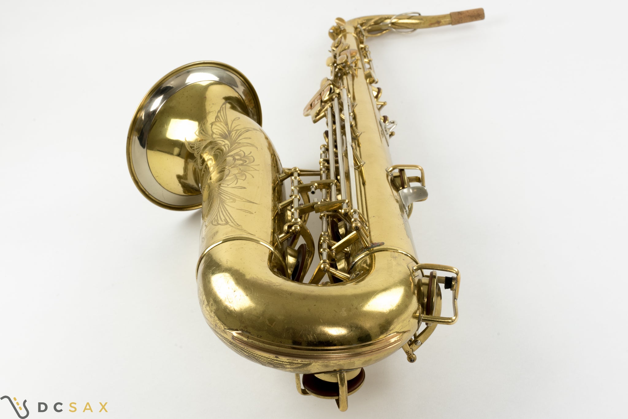 1948 Buescher 400 Top Hat and Cane Tenor Saxophone, 97% Original Lacquer