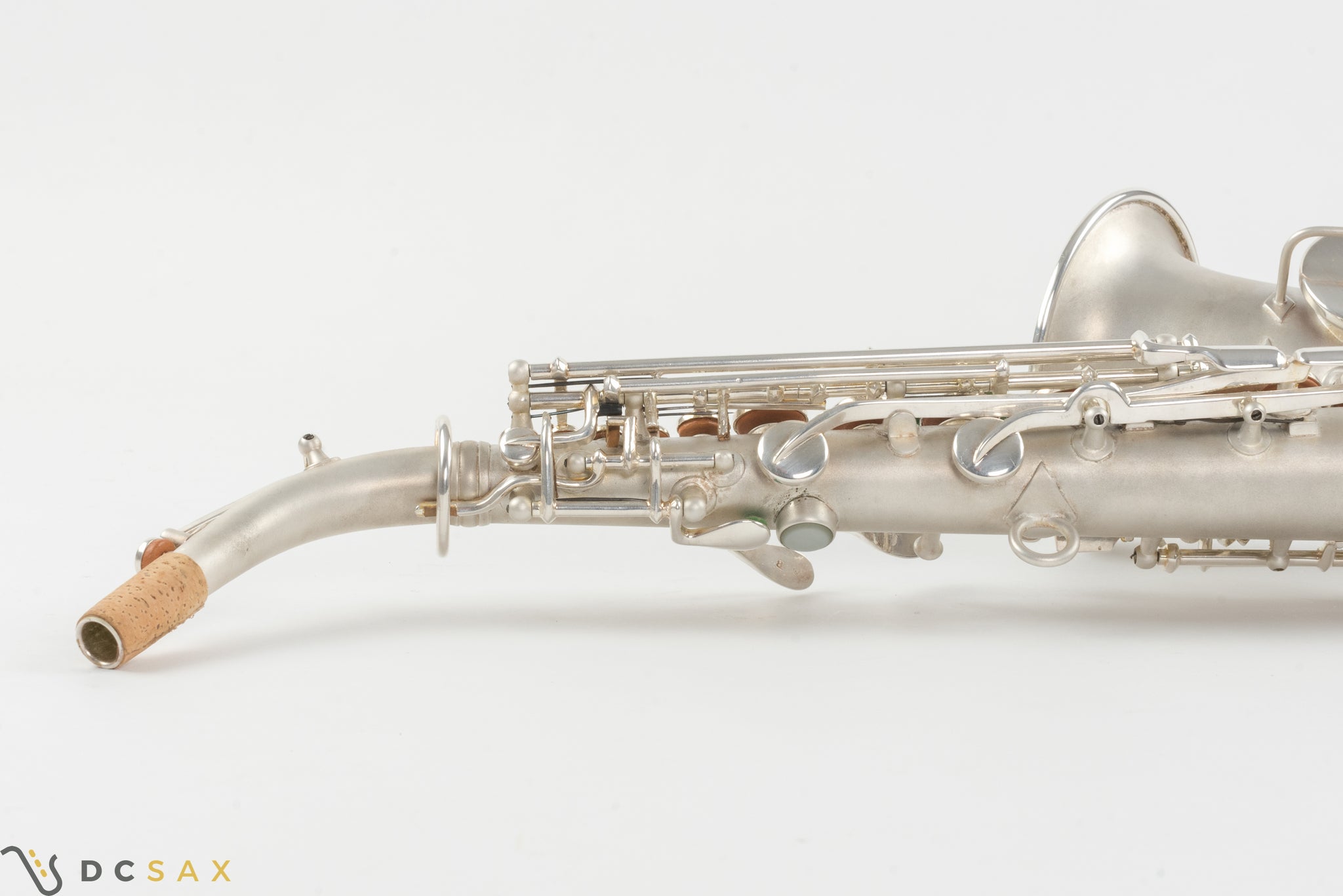 121,xxx Conn New Wonder Curved Soprano Saxophone, Silver Plated, Video