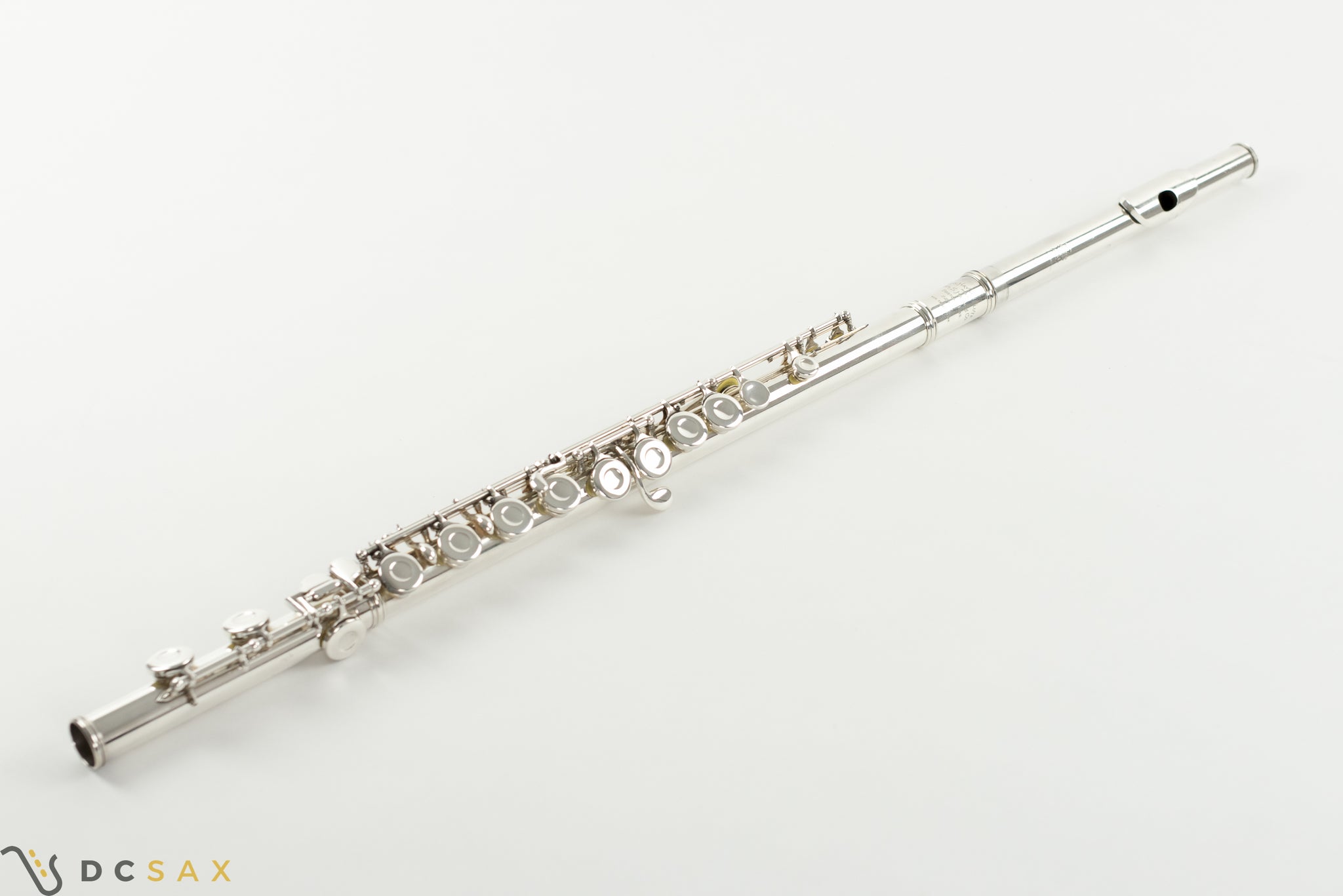 1952 Haynes Commercial Model Handmade Sterling Silver Flute, Closed Hole, Offset G, C-Foot