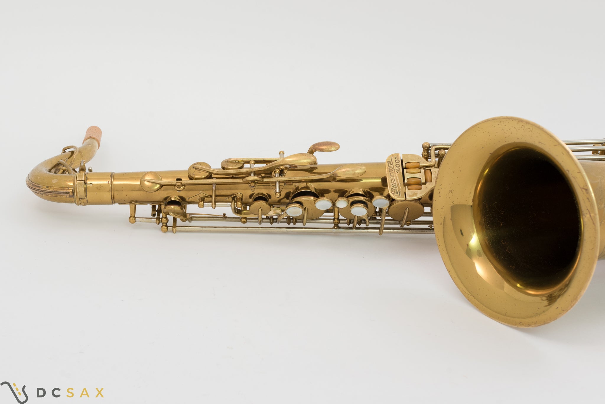 1945 Buescher 400 Top Hat and Cane Tenor Saxophone, Fresh Overhaul, Original Lacquer, Video