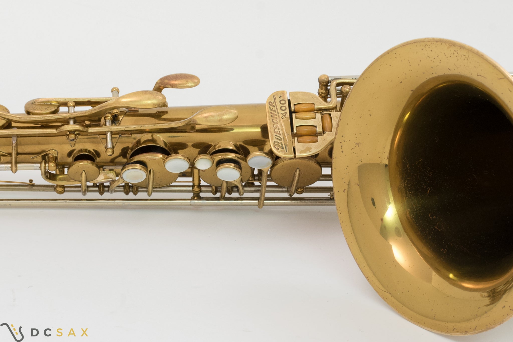 1945 Buescher 400 Top Hat and Cane Tenor Saxophone, Fresh Overhaul, Original Lacquer, Video