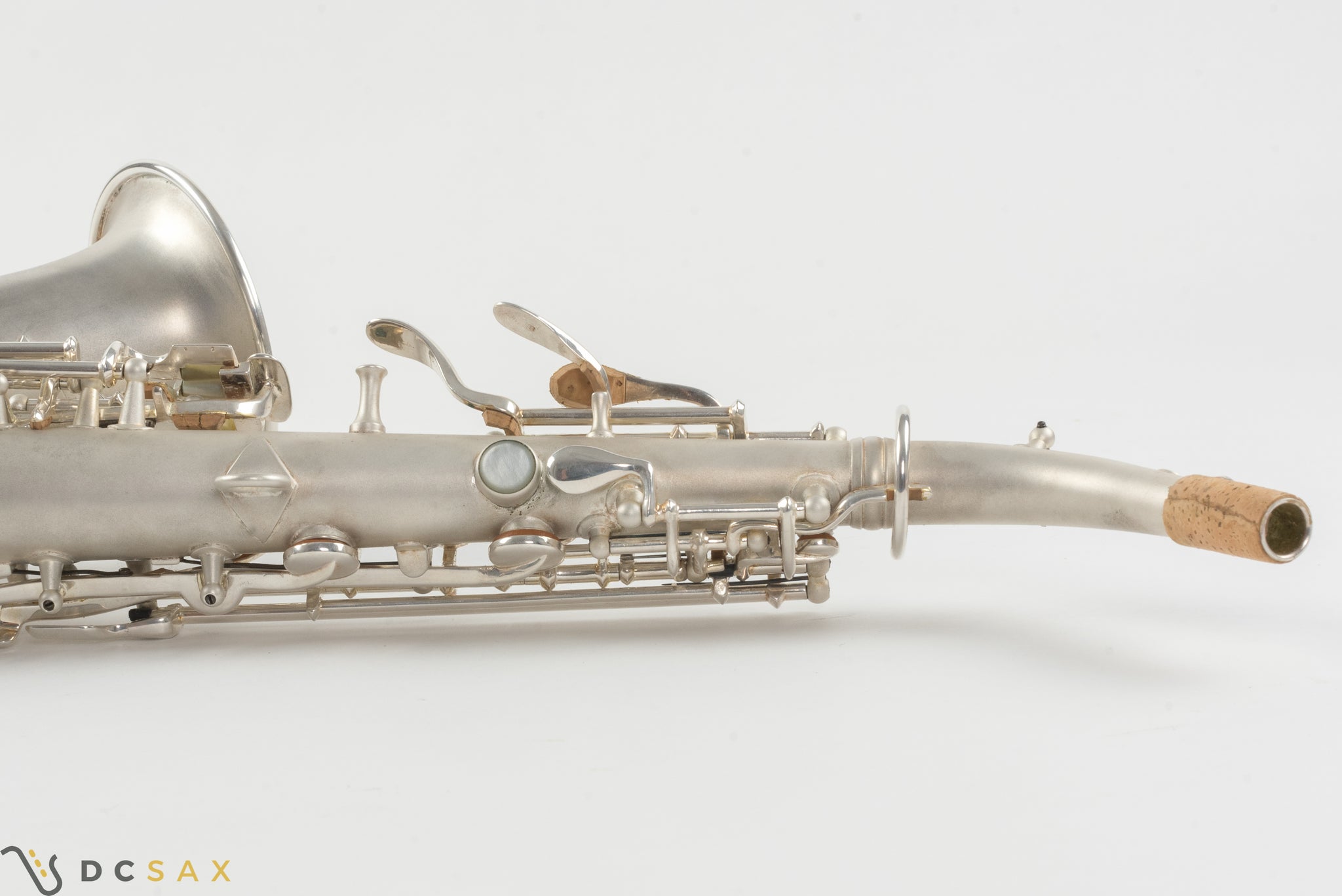 121,xxx Conn New Wonder Curved Soprano Saxophone, Silver Plated, Video