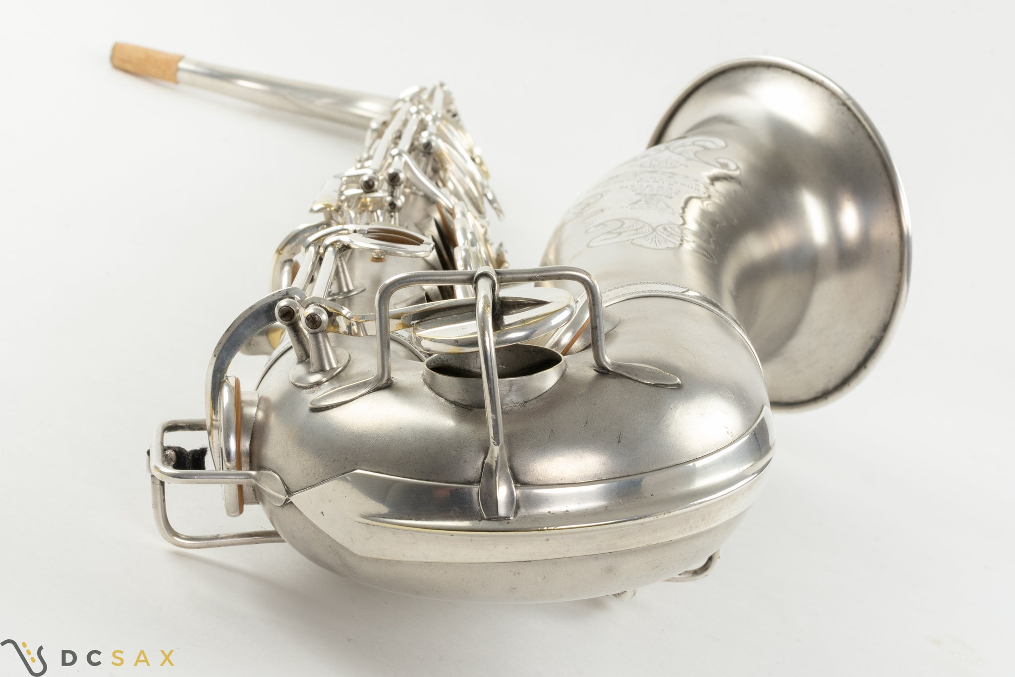 1932 Selmer Super Sax 'Cigar Cutter' Tenor Saxophone, Original Silver Plating, Fresh Overhaul