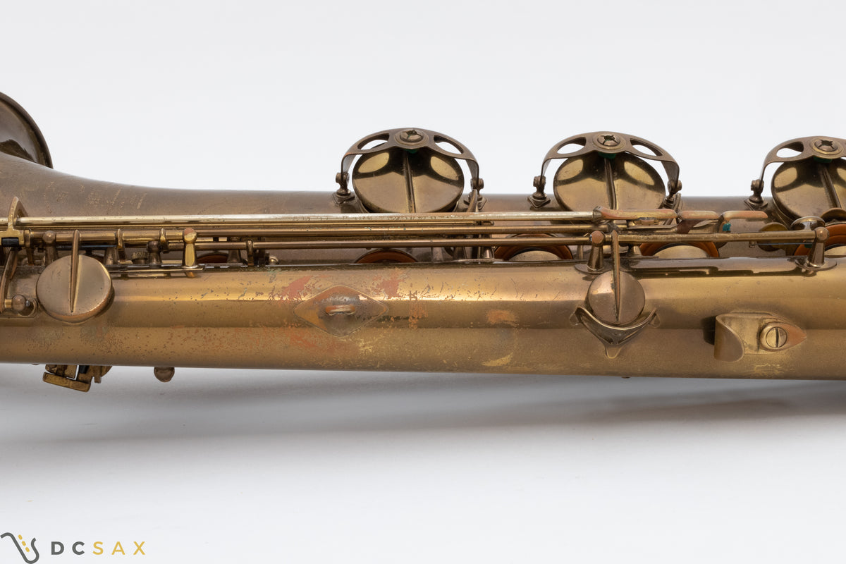 Saxophone baryton Selmer Mark VI 1954 57,xxx, vernis d'origine 97%, Low A
