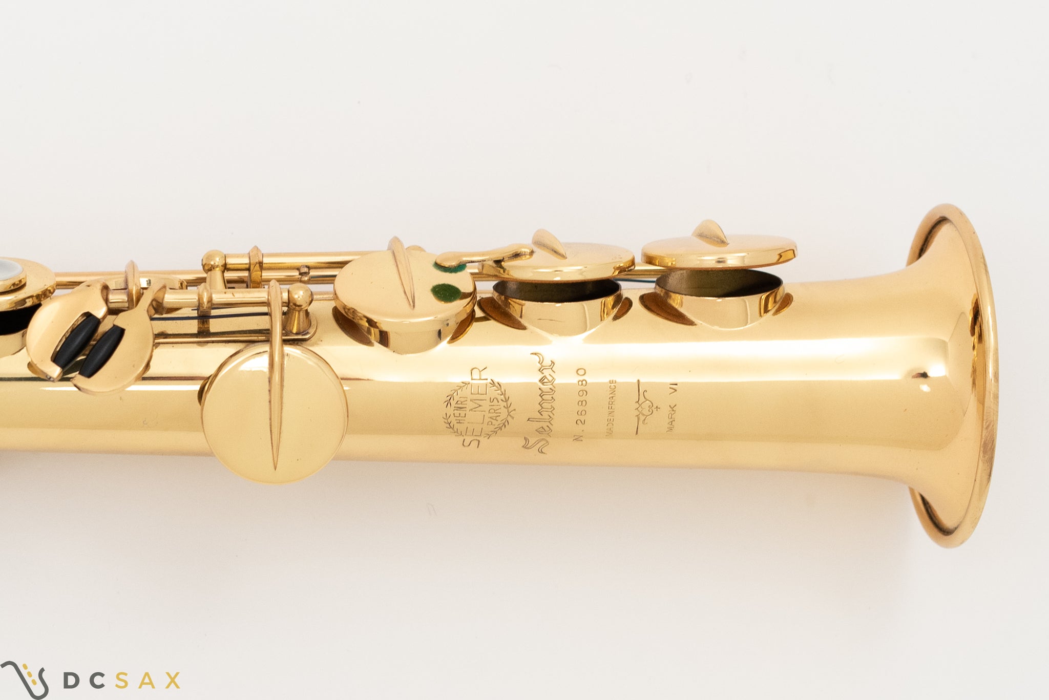 Selmer Mark VI Soprano Saxophone, 98% Original Lacquer, F#, Video