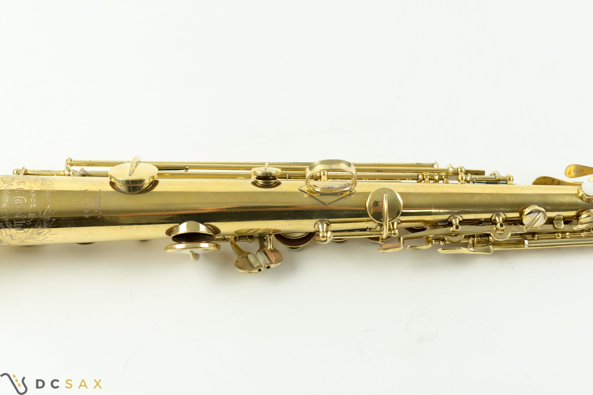1923 Conn New Wonder Soprano Saxophone, Gold Plated, Fresh Overhaul