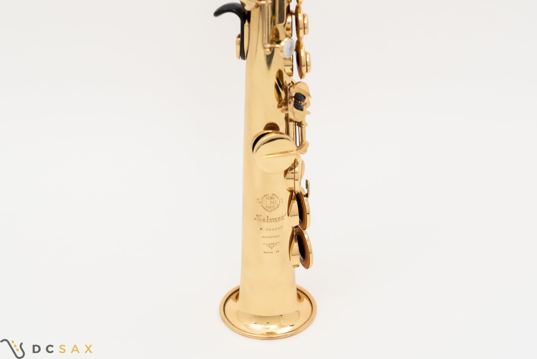 Selmer Mark VI Soprano Saxophone, 98% Original Lacquer, F#, Video