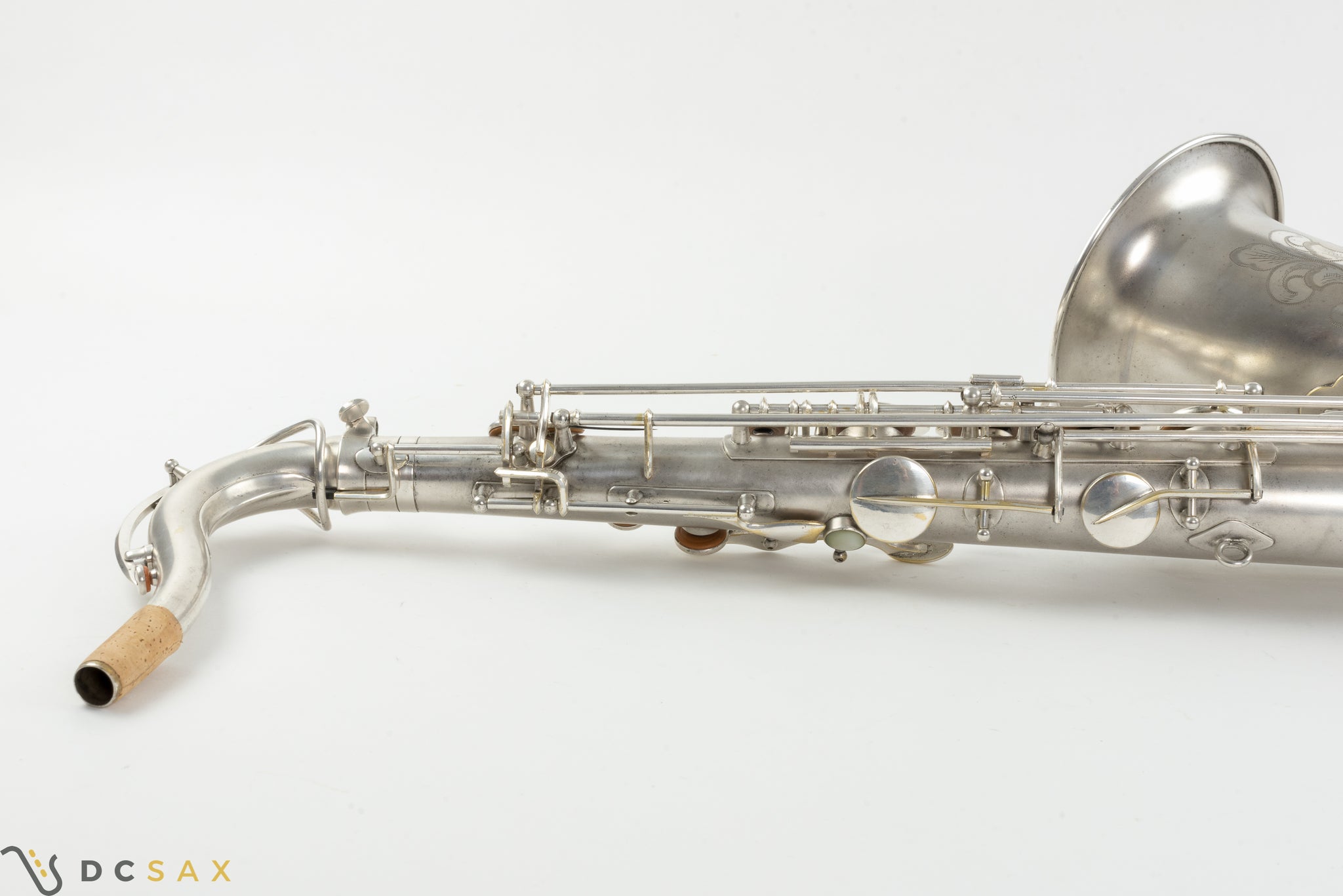 1932 Selmer Super Sax 'Cigar Cutter' Tenor Saxophone, Original Silver Plating, Fresh Overhaul