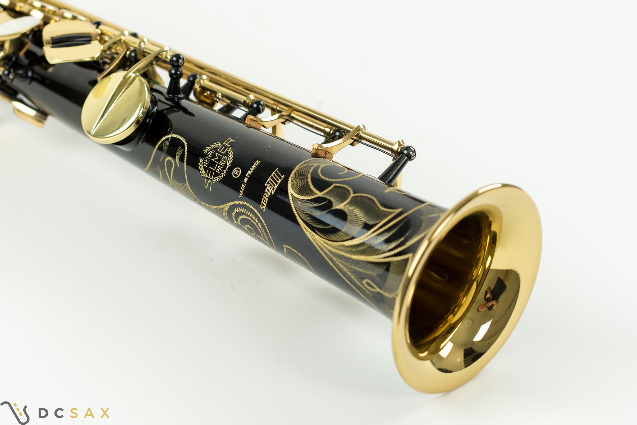 Selmer Series III Soprano Saxophone, Black Lacquer, Near Mint, Video