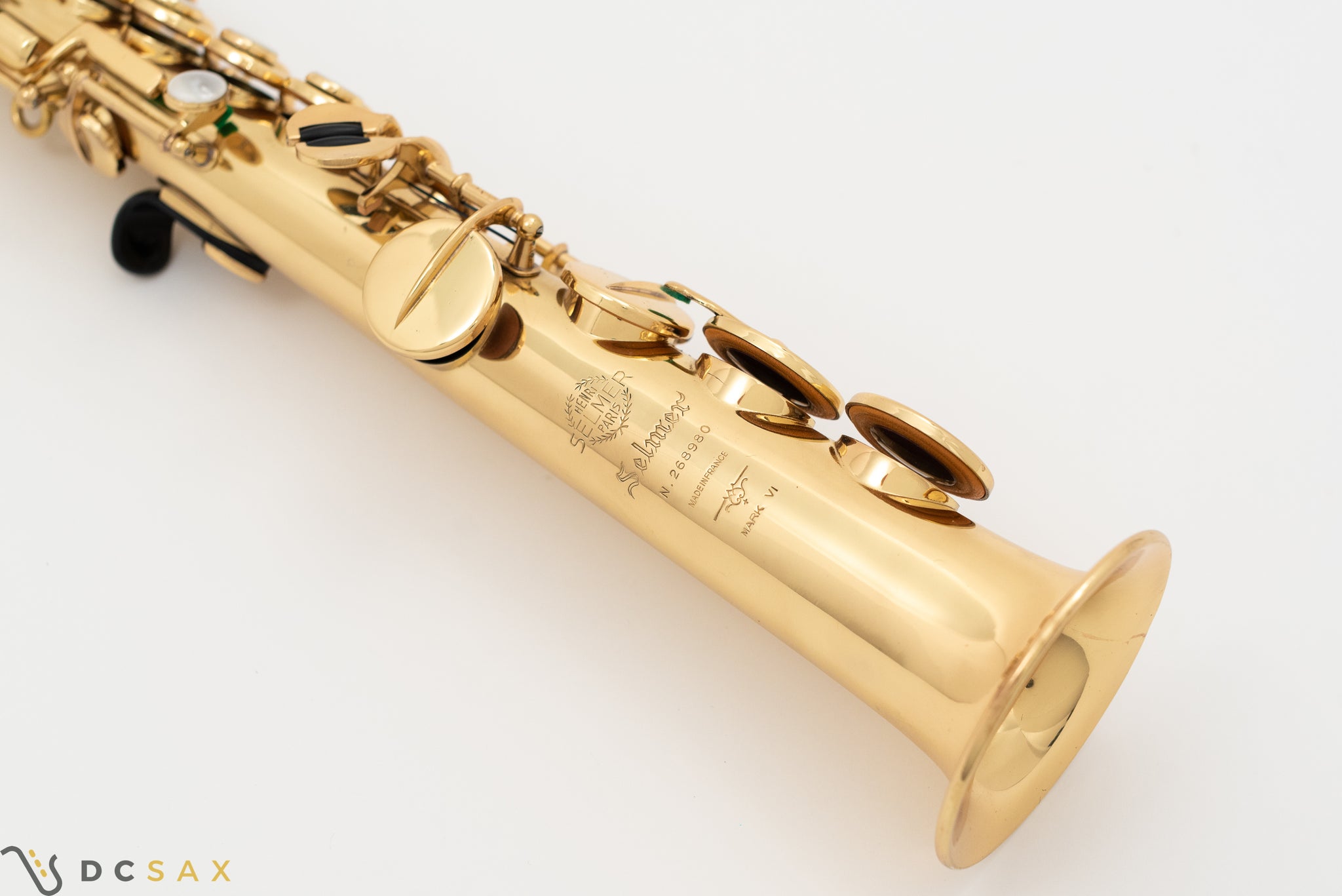 Selmer Mark VI Soprano Saxophone, 98% Original Lacquer, F#, Video