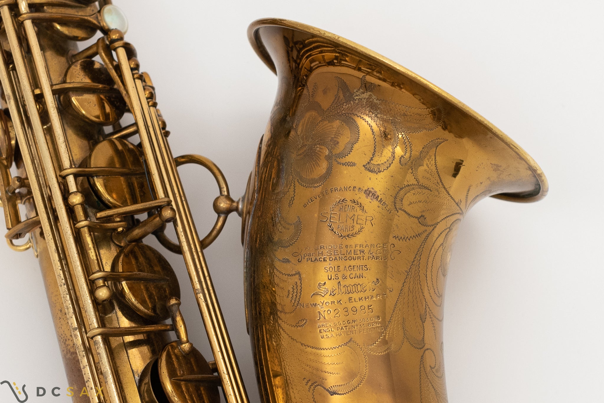 1937 23,xxx Selmer Balanced Action Tenor Saxophone, Video