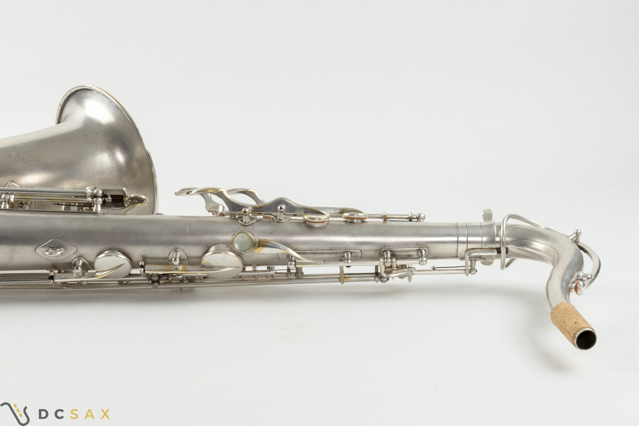 1932 Selmer Super Sax 'Cigar Cutter' Tenor Saxophone, Original Silver Plating, Fresh Overhaul