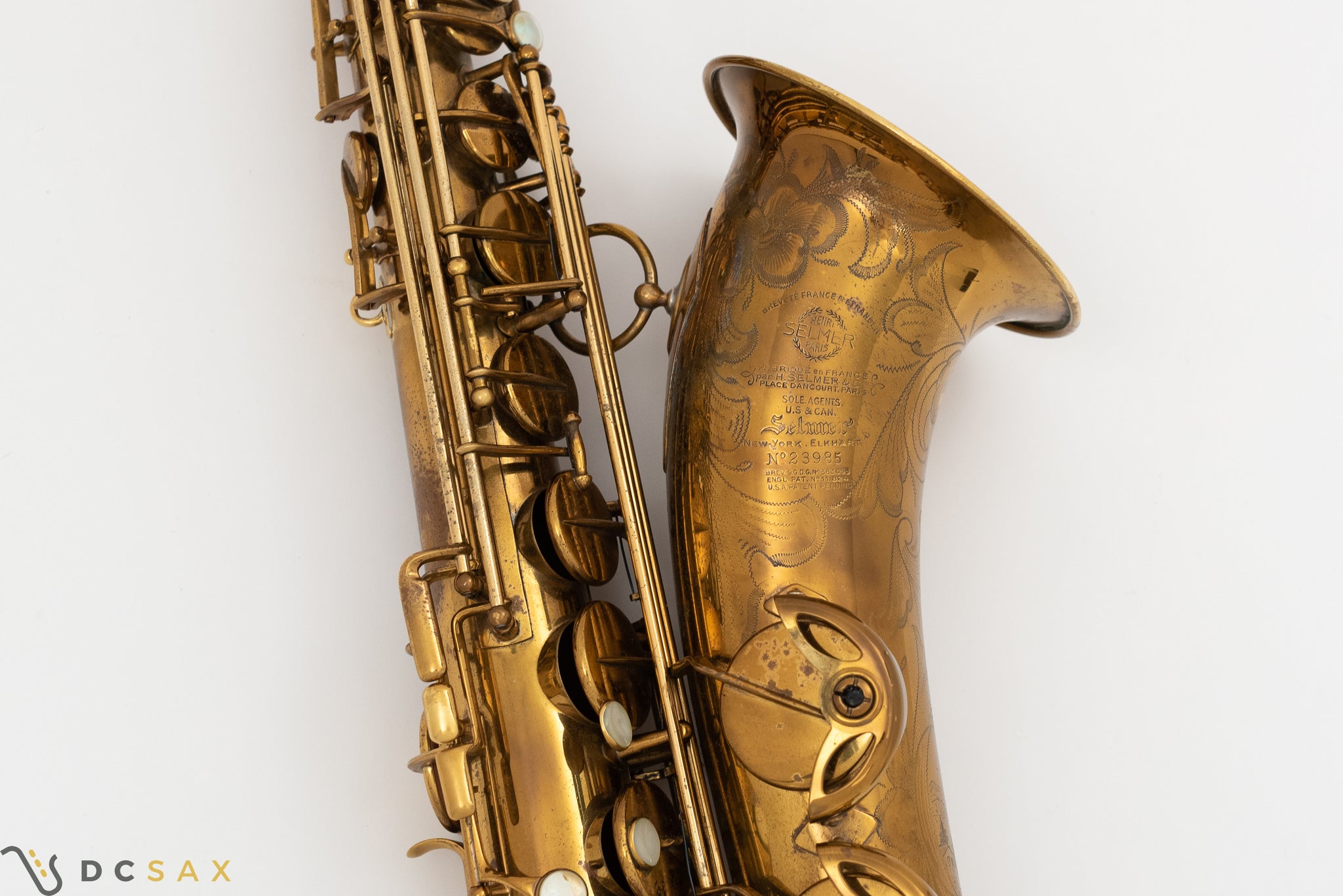 1937 23,xxx Selmer Balanced Action Tenor Saxophone, Video