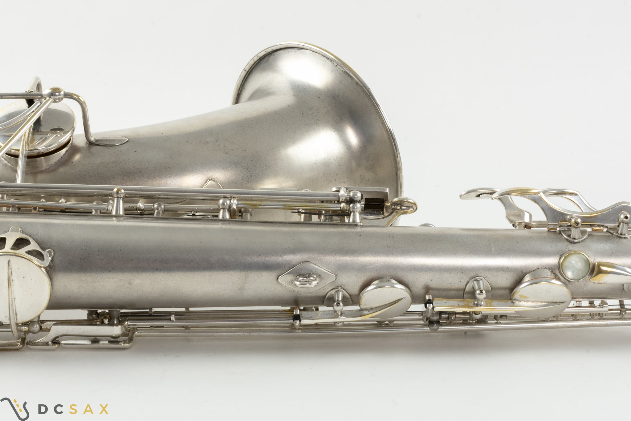 1932 Selmer Super Sax 'Cigar Cutter' Tenor Saxophone, Original Silver Plating, Fresh Overhaul