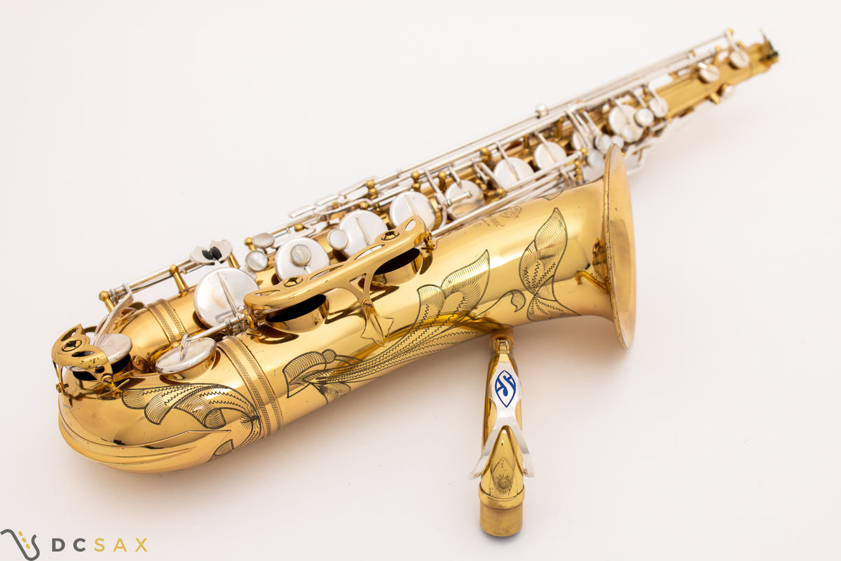 1966年製 Selmer Mark VI テナーサックス(シリアルNo. 138,xxx)、オリジナルラッカー99%、ハイF#キー付き、動画あり、オーバーホール済み