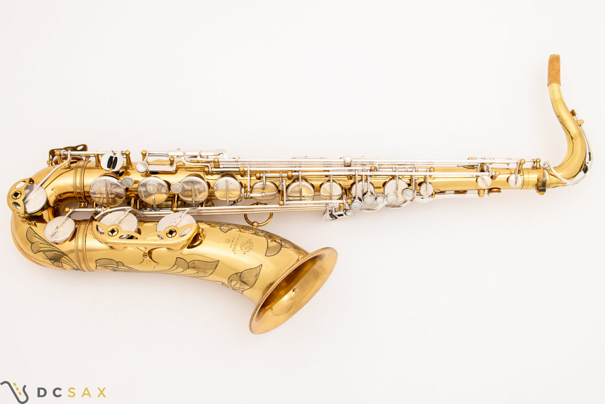 1966年製 Selmer Mark VI テナーサックス(シリアルNo. 138,xxx)、オリジナルラッカー99%、ハイF#キー付き、動画あり、オーバーホール済み