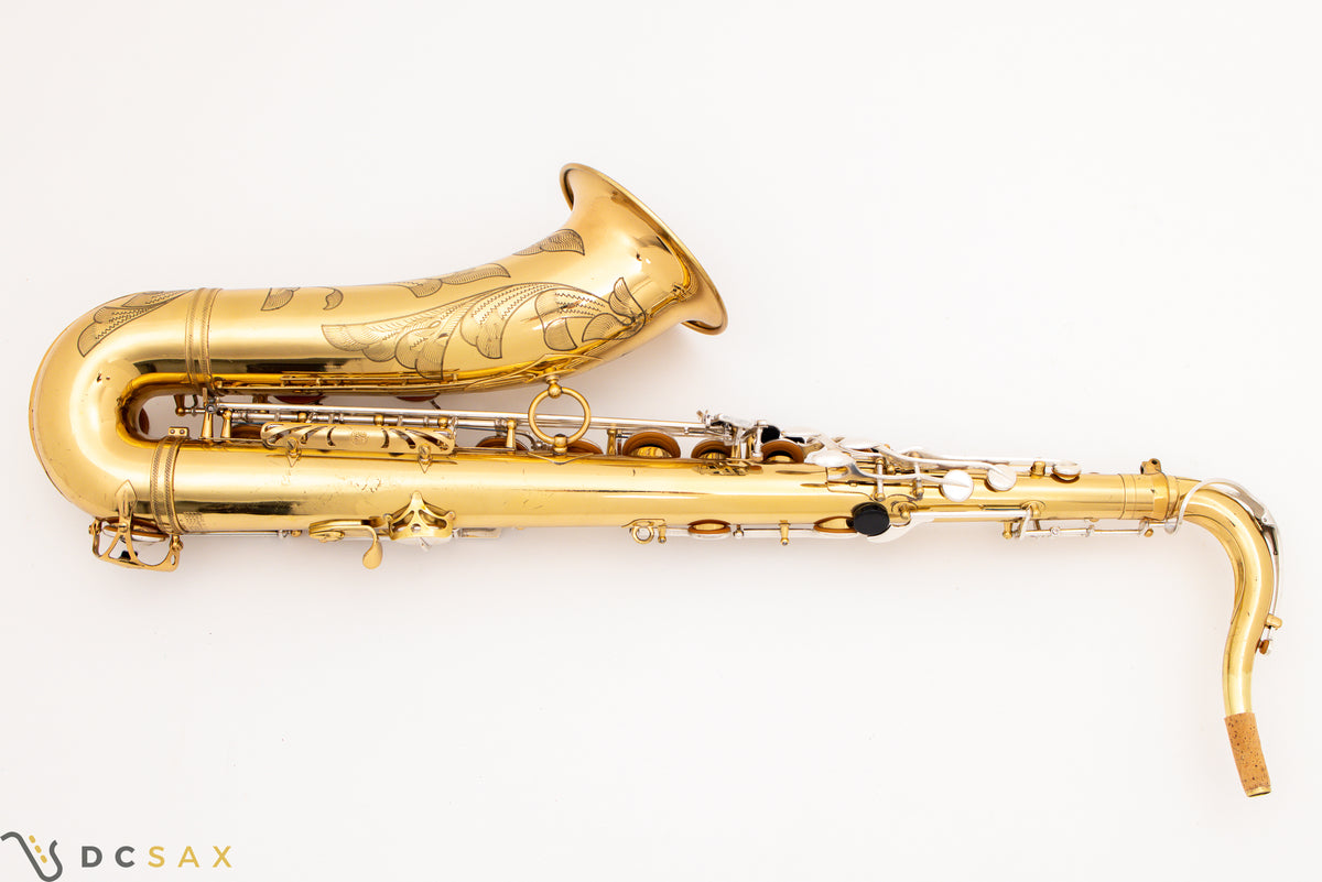 1966年製 Selmer Mark VI テナーサックス(シリアルNo. 138,xxx)、オリジナルラッカー99%、ハイF#キー付き、動画あり、オーバーホール済み