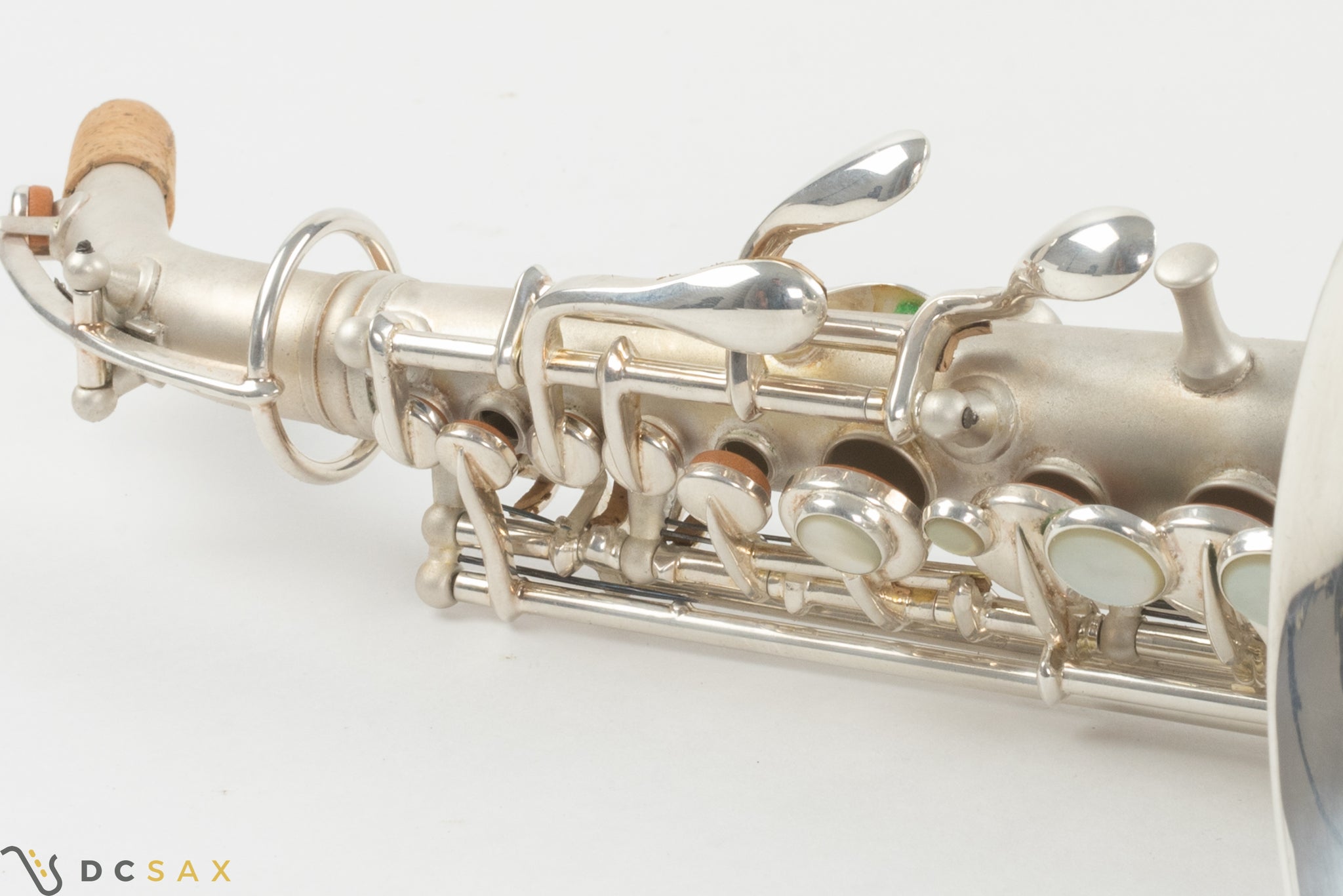 121,xxx Conn New Wonder Curved Soprano Saxophone, Silver Plated, Video