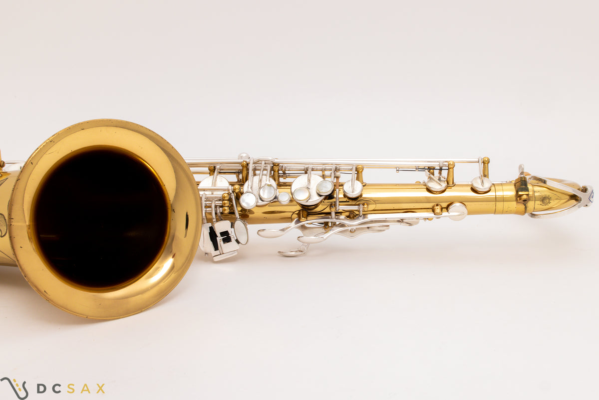 1966年製 Selmer Mark VI テナーサックス(シリアルNo. 138,xxx)、オリジナルラッカー99%、ハイF#キー付き、動画あり、オーバーホール済み