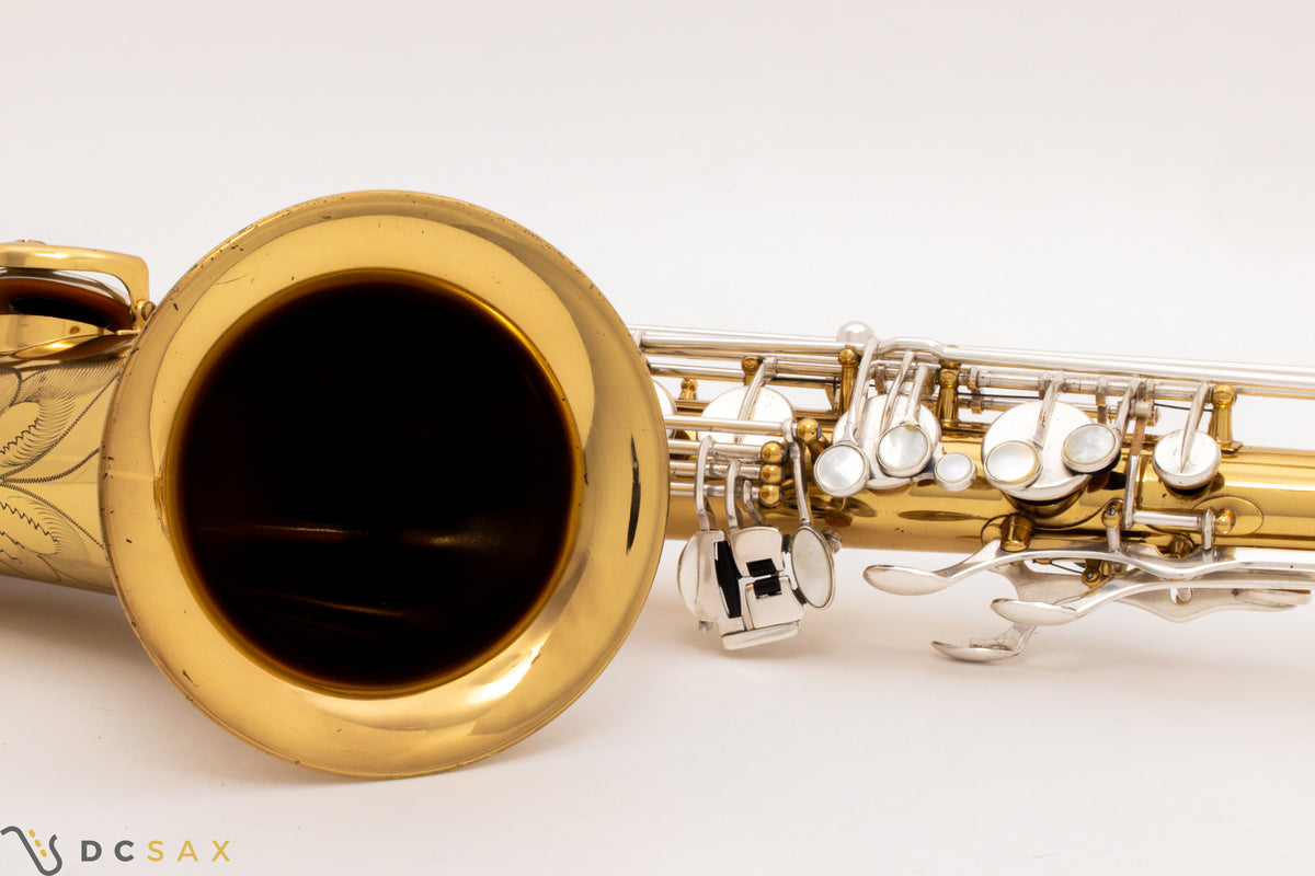 1966年製 Selmer Mark VI テナーサックス(シリアルNo. 138,xxx)、オリジナルラッカー99%、ハイF#キー付き、動画あり、オーバーホール済み
